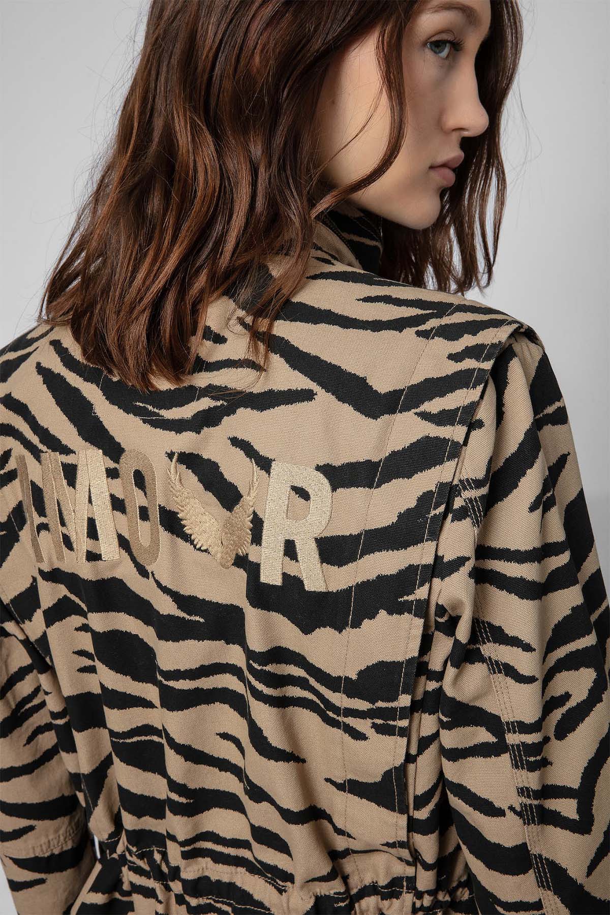 Zadig & Voltaire Leopar Desenli Amour Ceket-Libas Trendy Fashion Store