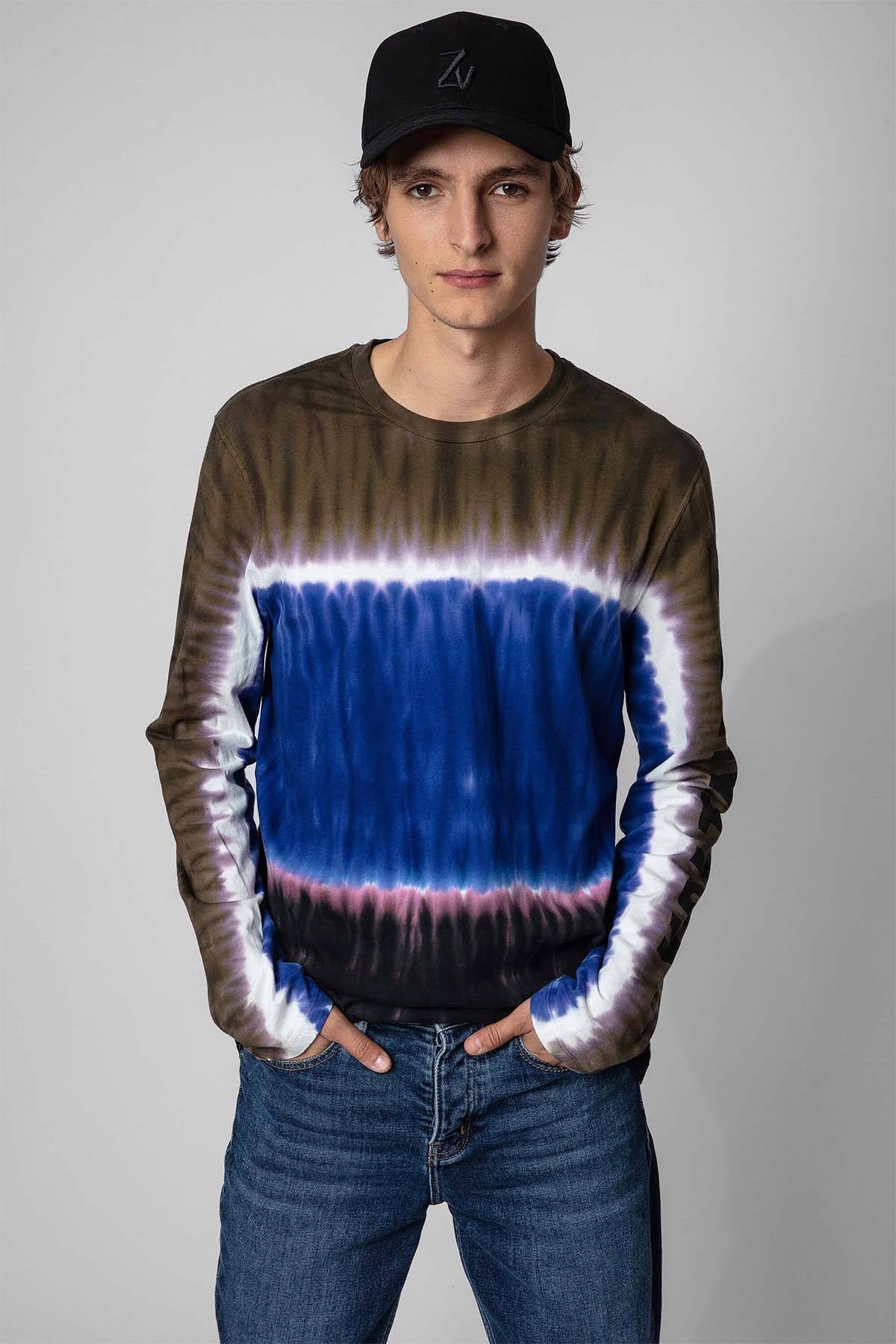 Zadig & Voltaire Hector Batik Uzun Kollu T-shirt-Libas Trendy Fashion Store