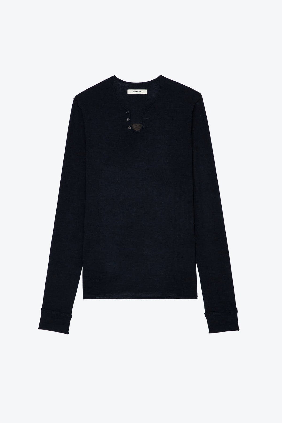 Zadig & Voltaire Kuru Kafa Desenli İnce Örgü Yün Triko-Libas Trendy Fashion Store