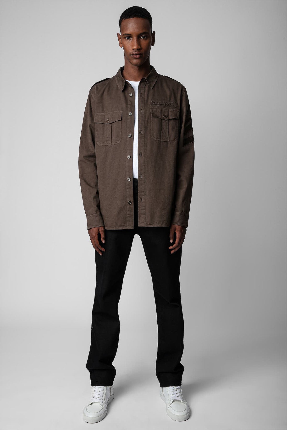 Zadig & Voltaire Serge Logolu Gömlek-Libas Trendy Fashion Store