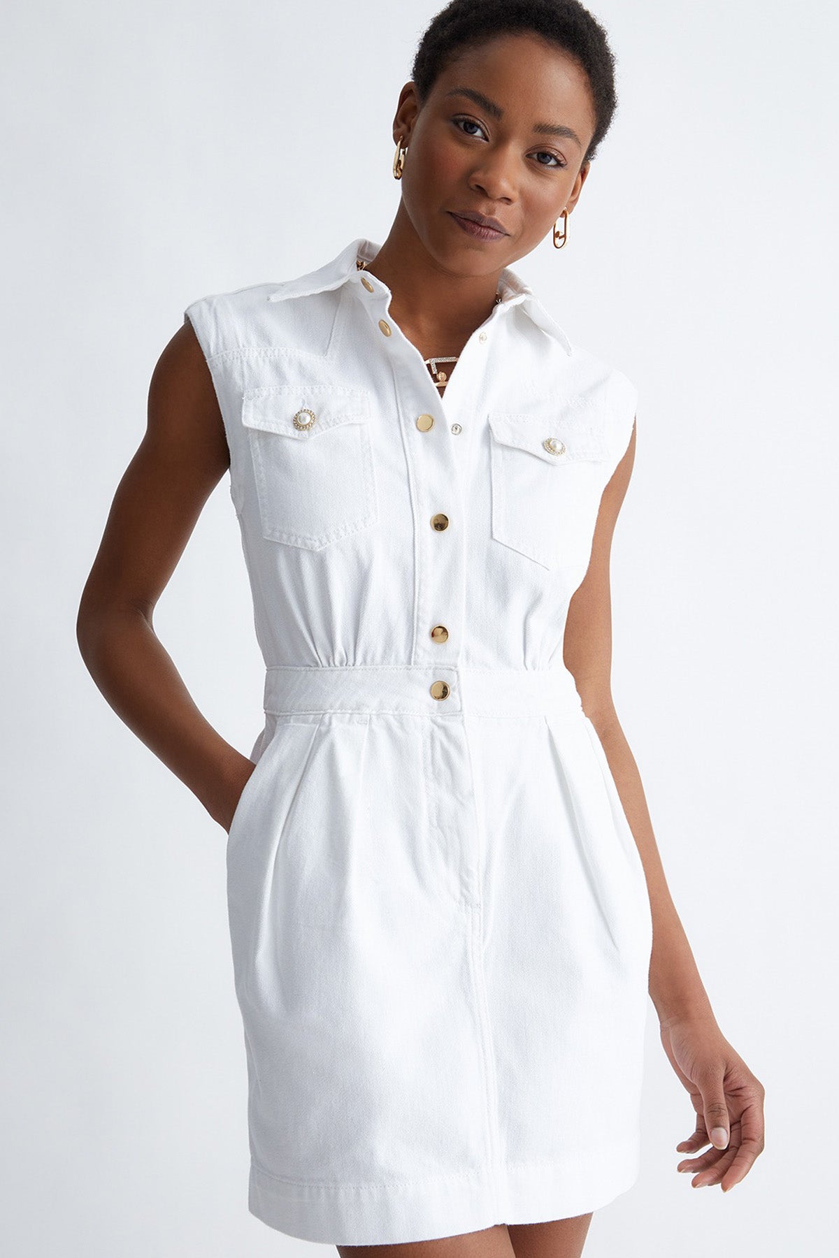 Liu Jo Mini Denim Elbise-Libas Trendy Fashion Store