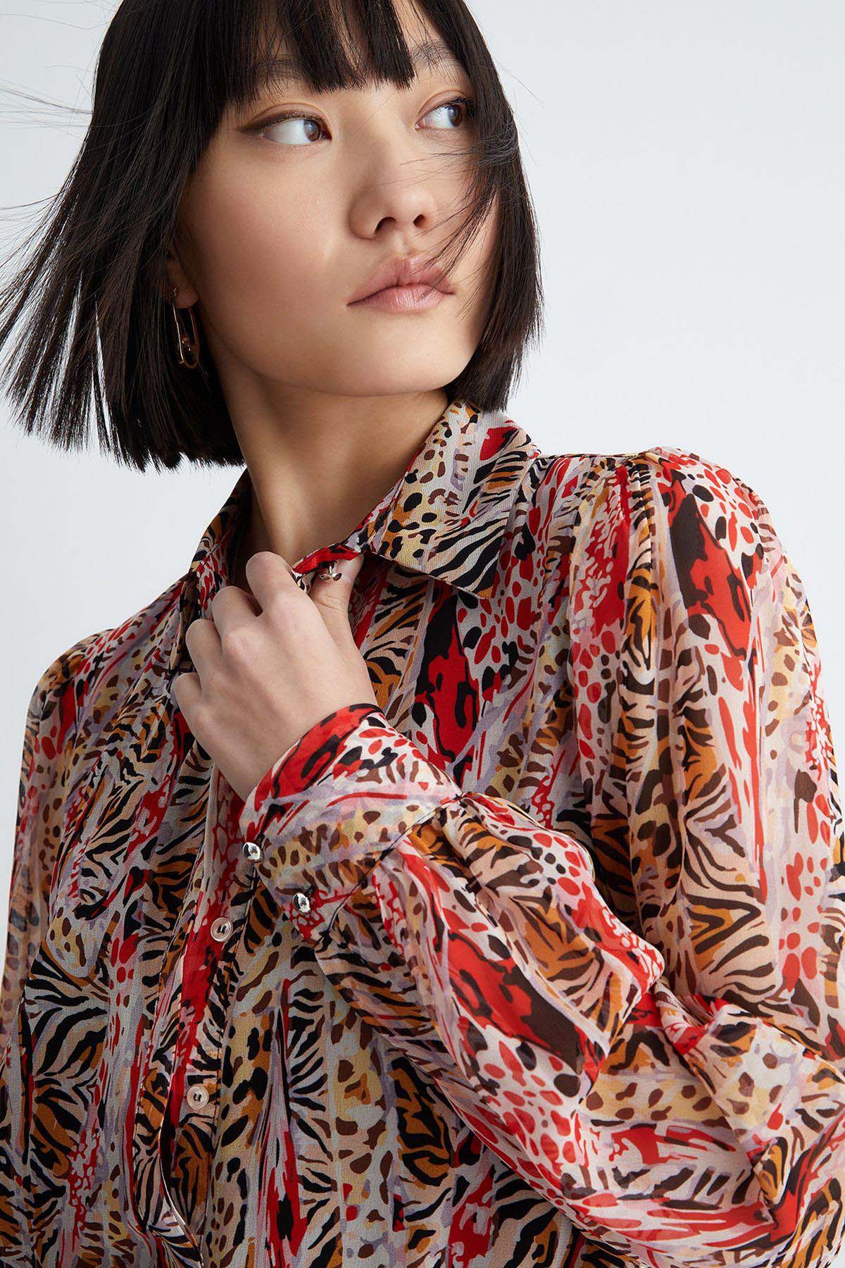 Liu Jo Desenli Gömlek-Libas Trendy Fashion Store
