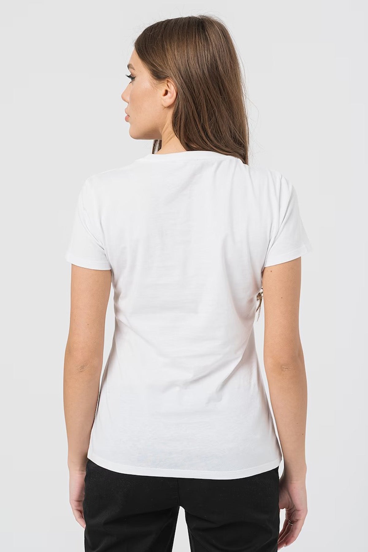 Liu Jo Yuvarlak Yaka Desenli T-shirt-Libas Trendy Fashion Store