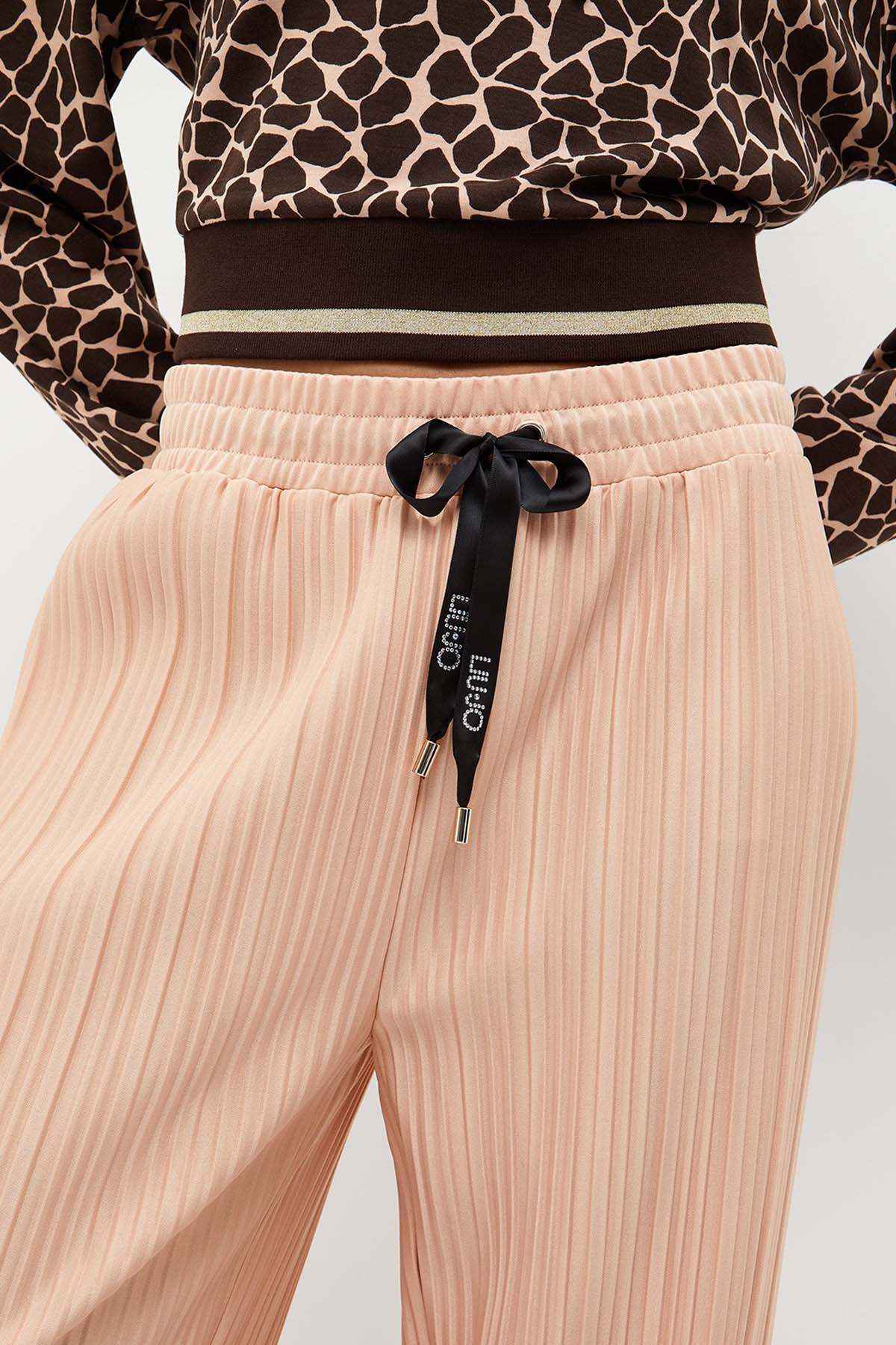 Liu Jo Beli Lastikli Piliseli Pantolon-Libas Trendy Fashion Store