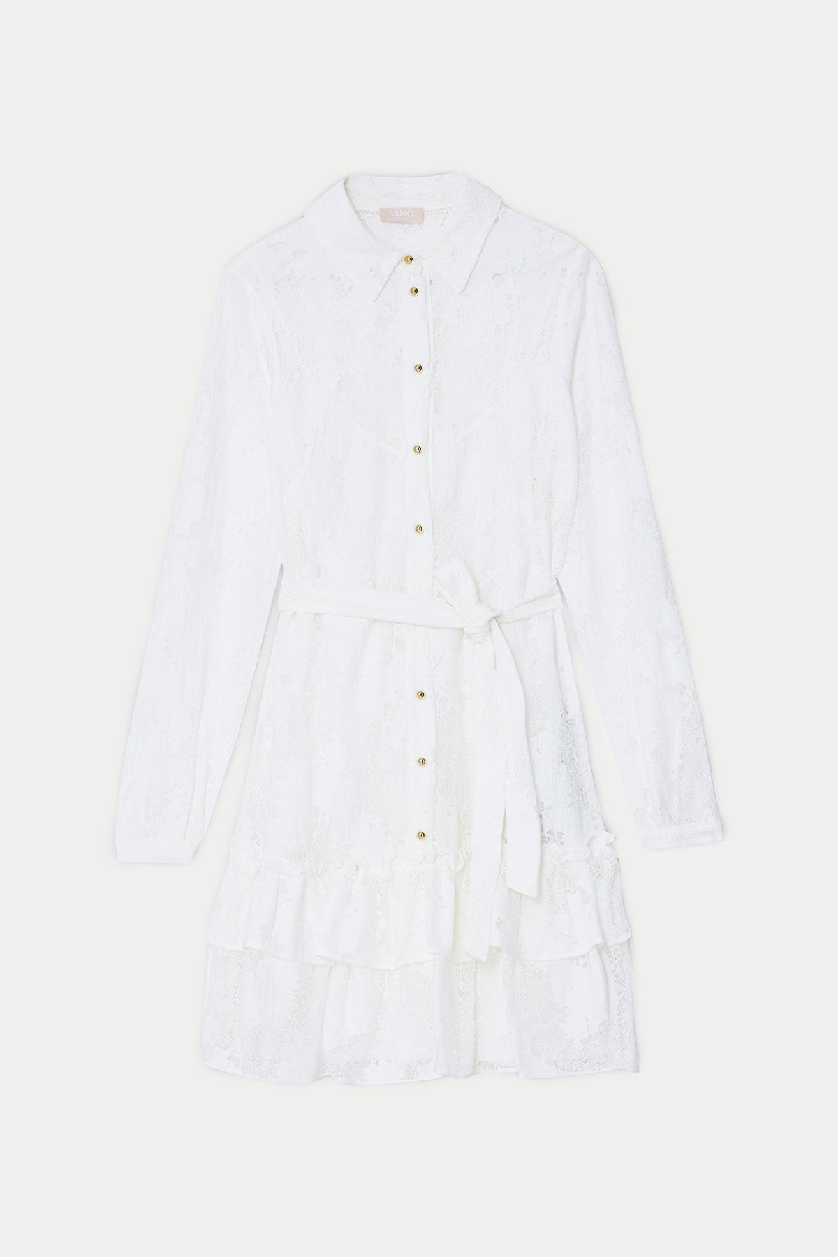 Liu Jo Fistolu Belden Kuşaklı Mini Gömlek Elbise-Libas Trendy Fashion Store