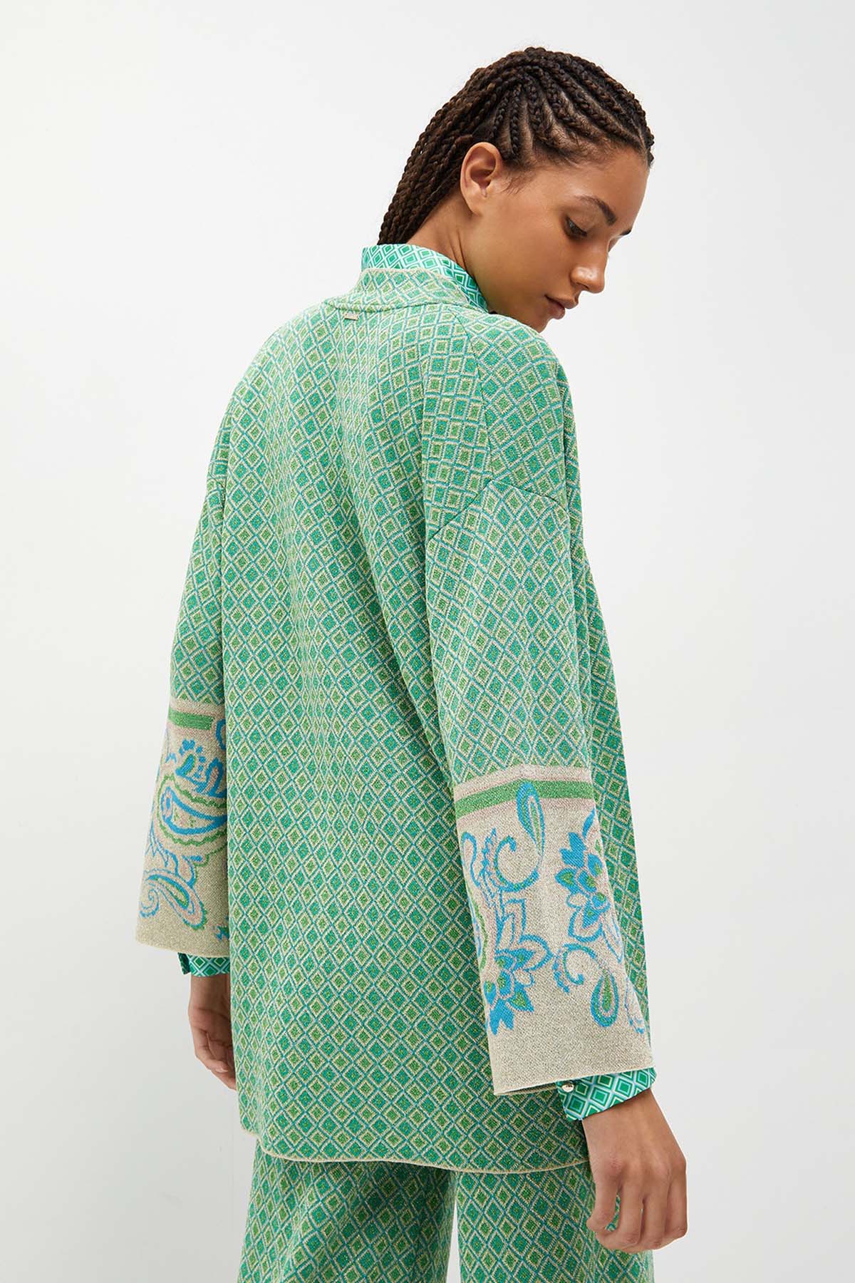 Liu Jo Belden Kuşaklı Triko Ceket-Libas Trendy Fashion Store