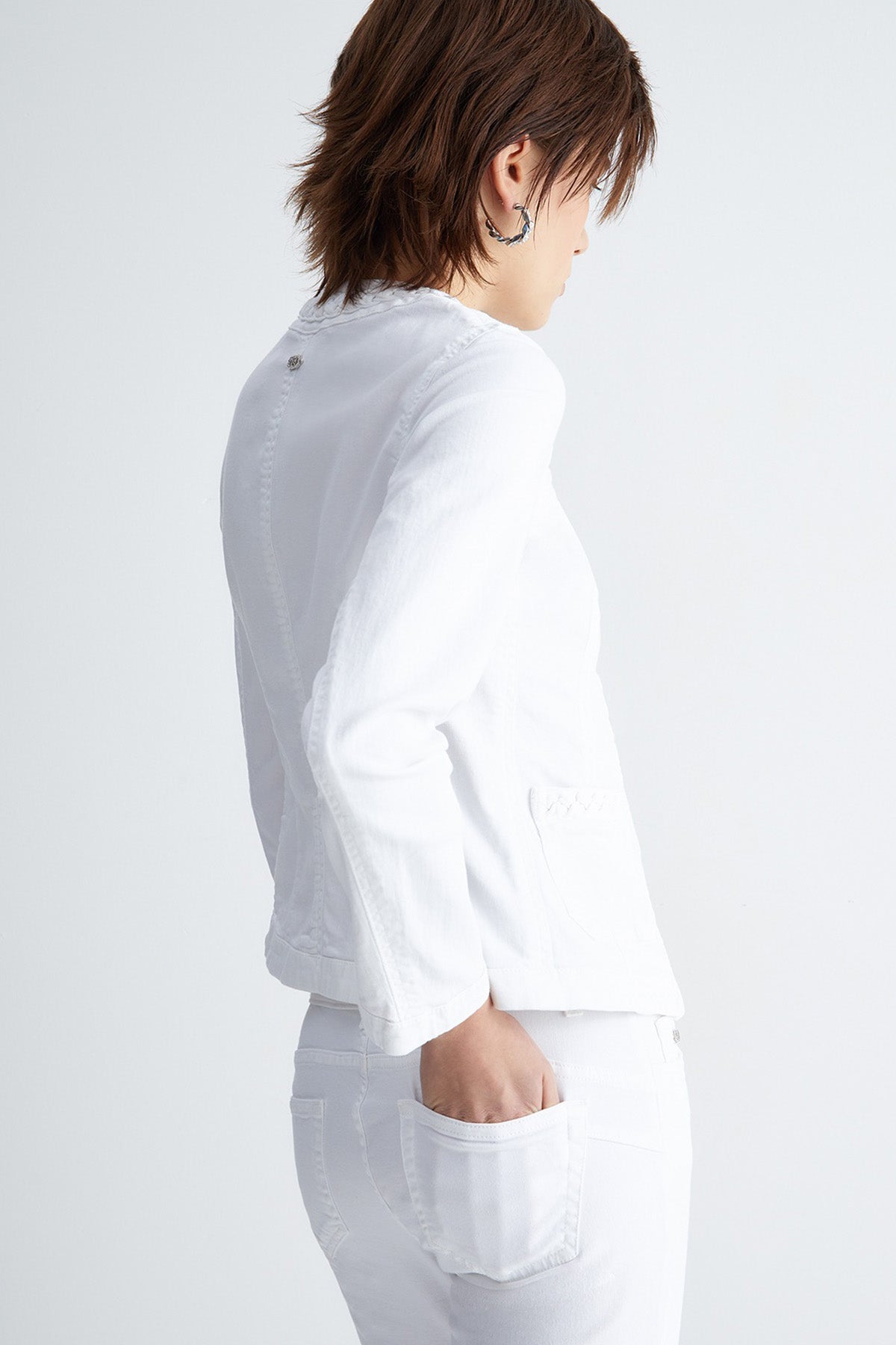 Liu Jo Örgü Detaylı Denim Ceket-Libas Trendy Fashion Store