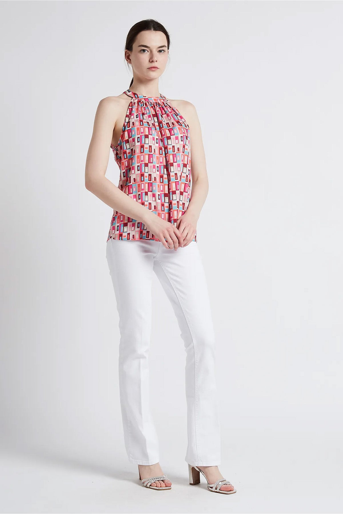 Liu Jo Desenli Kolsuz Bluz-Libas Trendy Fashion Store