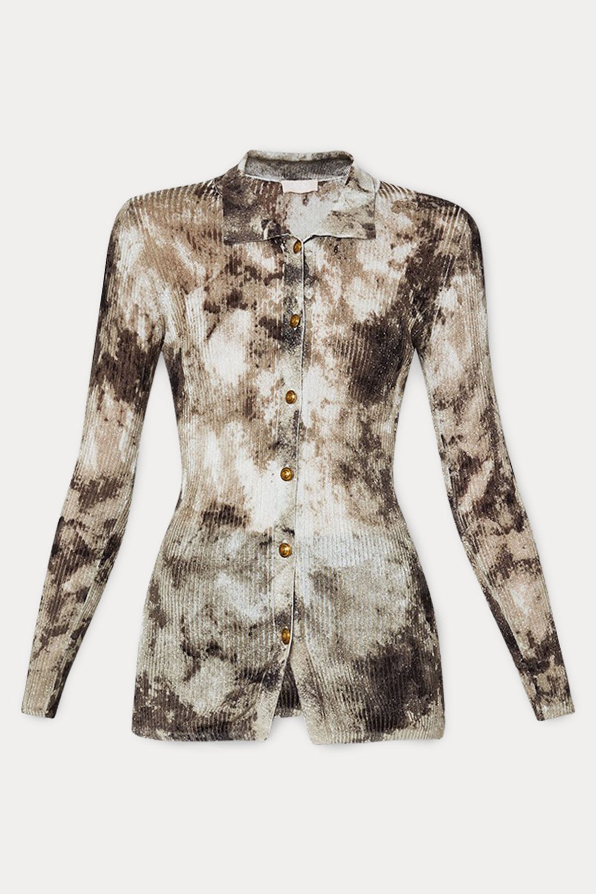 Liu Jo Desenli Streç Örme Gömlek-Libas Trendy Fashion Store