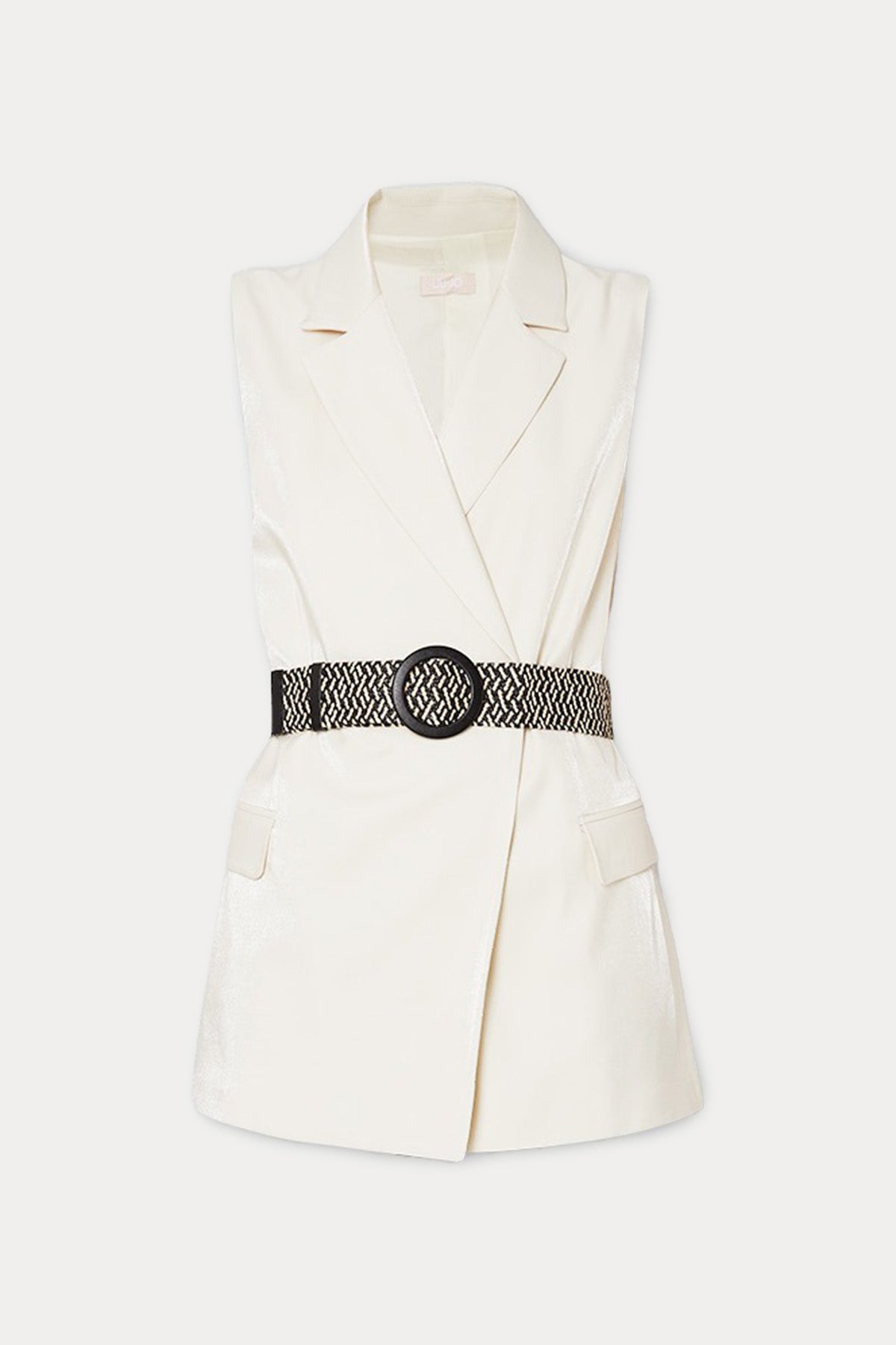 Liu Jo Kemerli Kruvaze Kolsuz Ceket-Libas Trendy Fashion Store