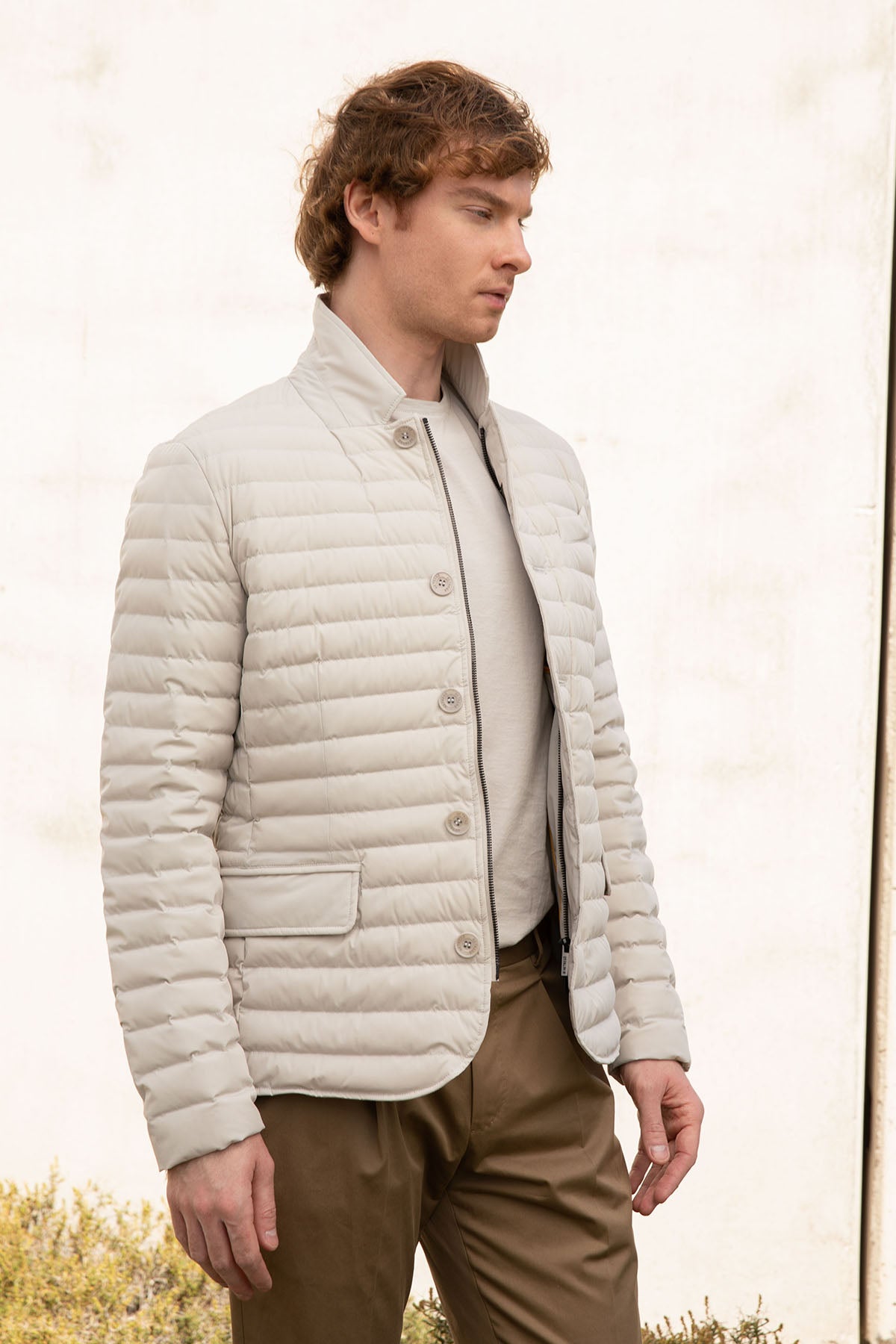 Hetrego Pascal Dik Yaka Puffer Mont Ceket-Libas Trendy Fashion Store