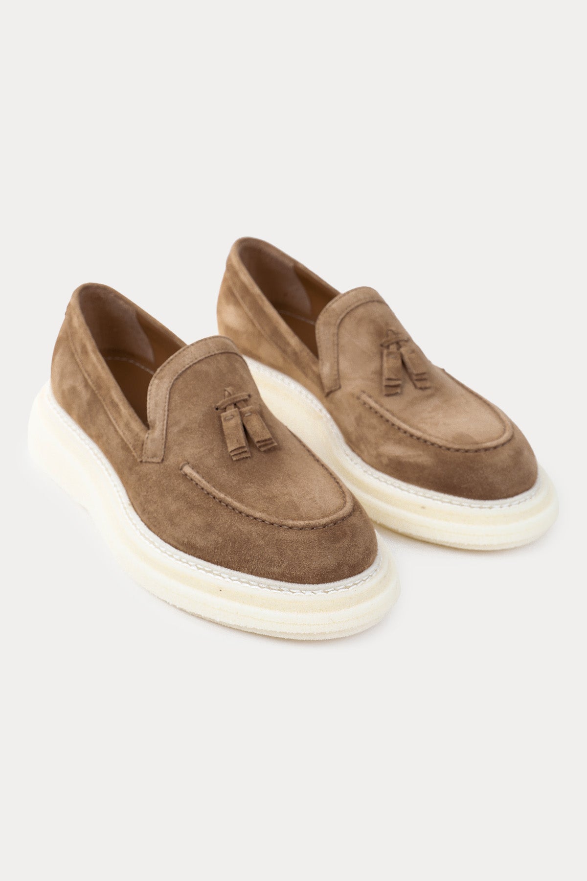 The Antipode Victor Süet Püsküllü Loafer Ayakkabı