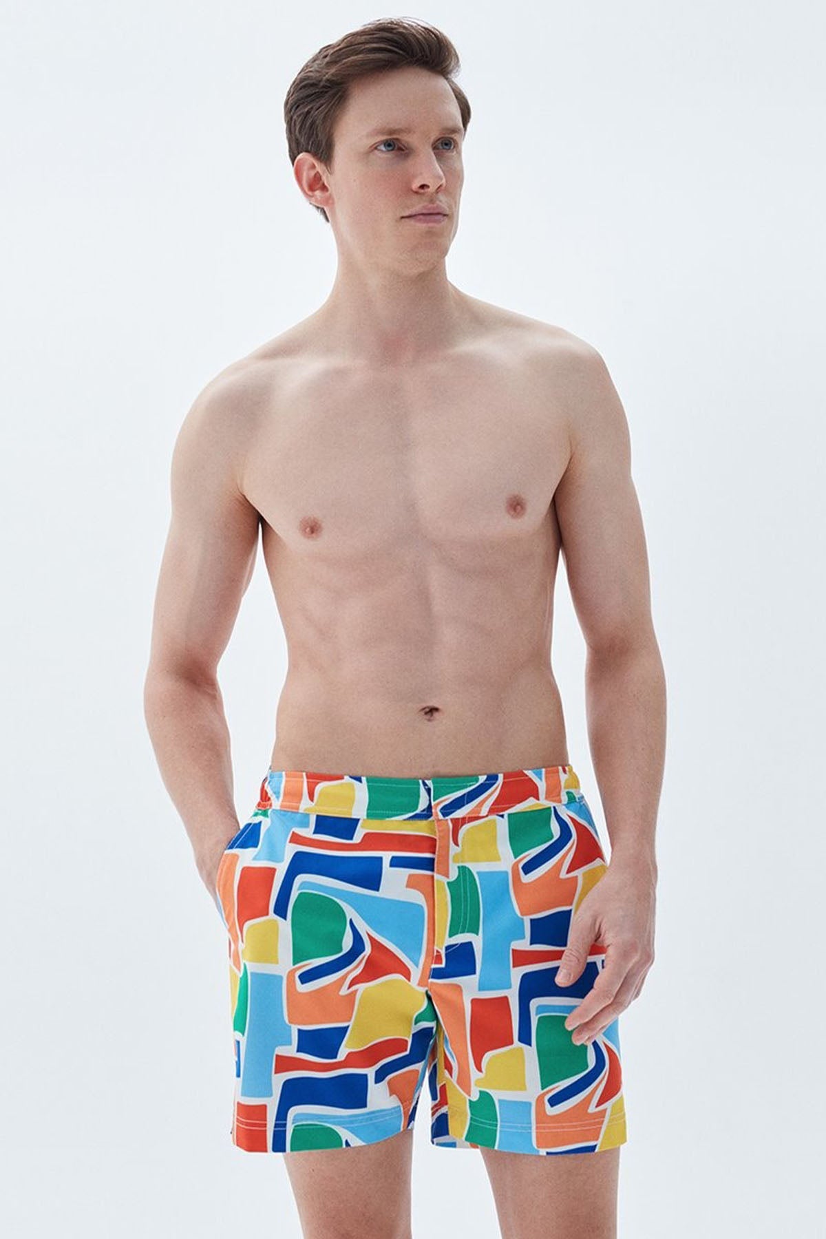 Bluemint Bond Colour Blocks Şort Mayo-Libas Trendy Fashion Store