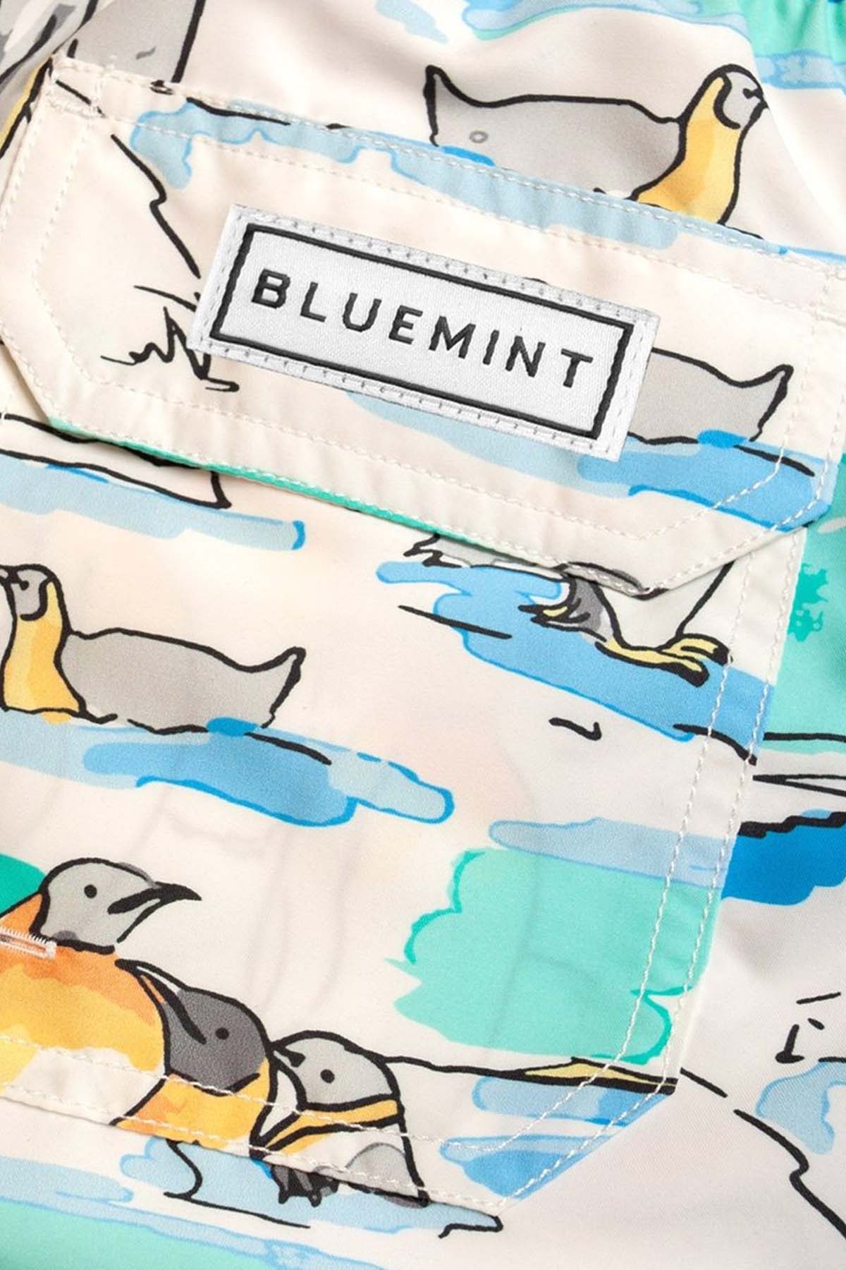 Bluemint Kids 2-12 Yaş Erkek Çocuk Arthus Ice Penguin Şort Mayo-Libas Trendy Fashion Store