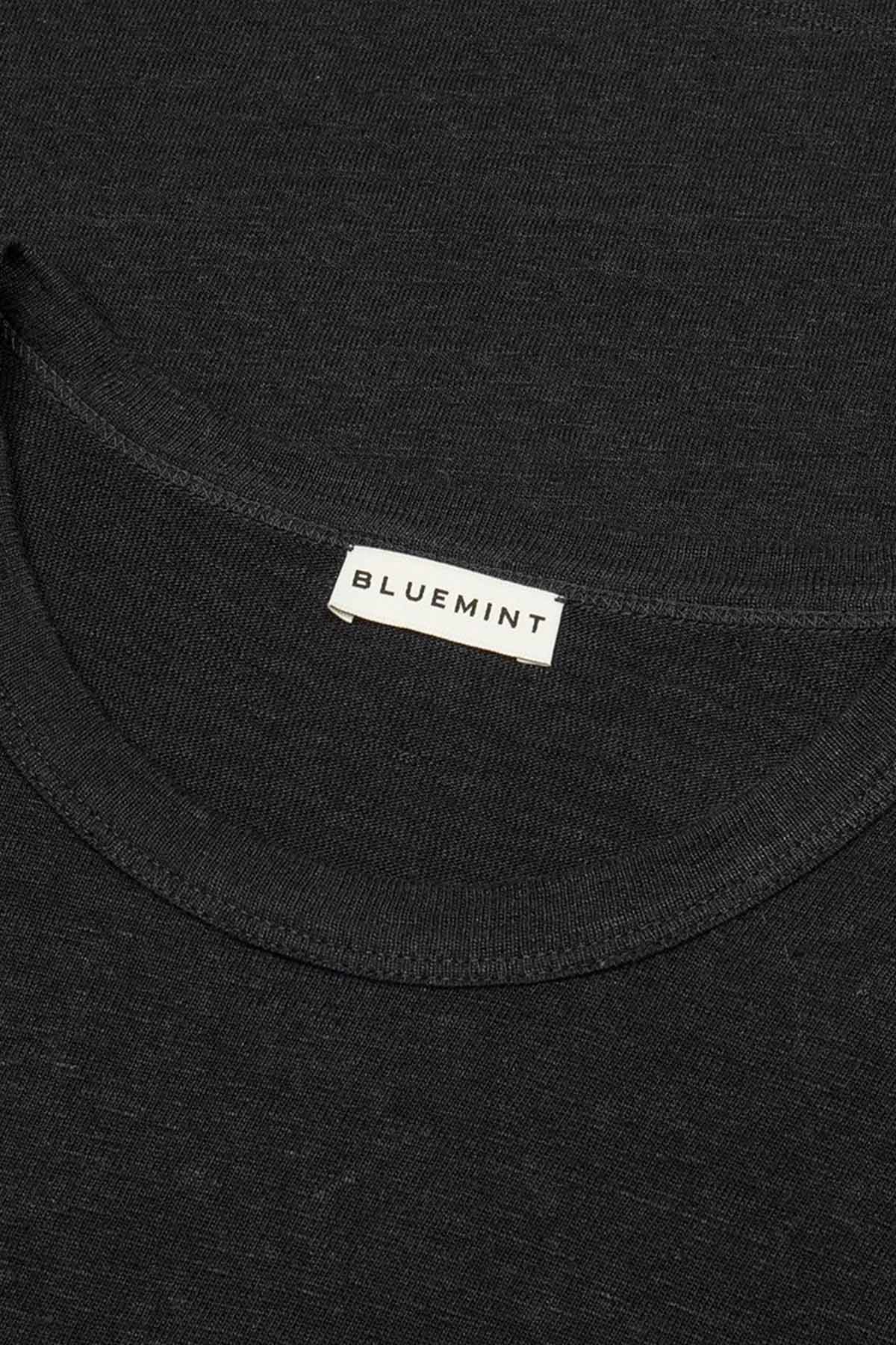 Bluemint Roman Yuvarlak Yaka Keten T-shirt-Libas Trendy Fashion Store