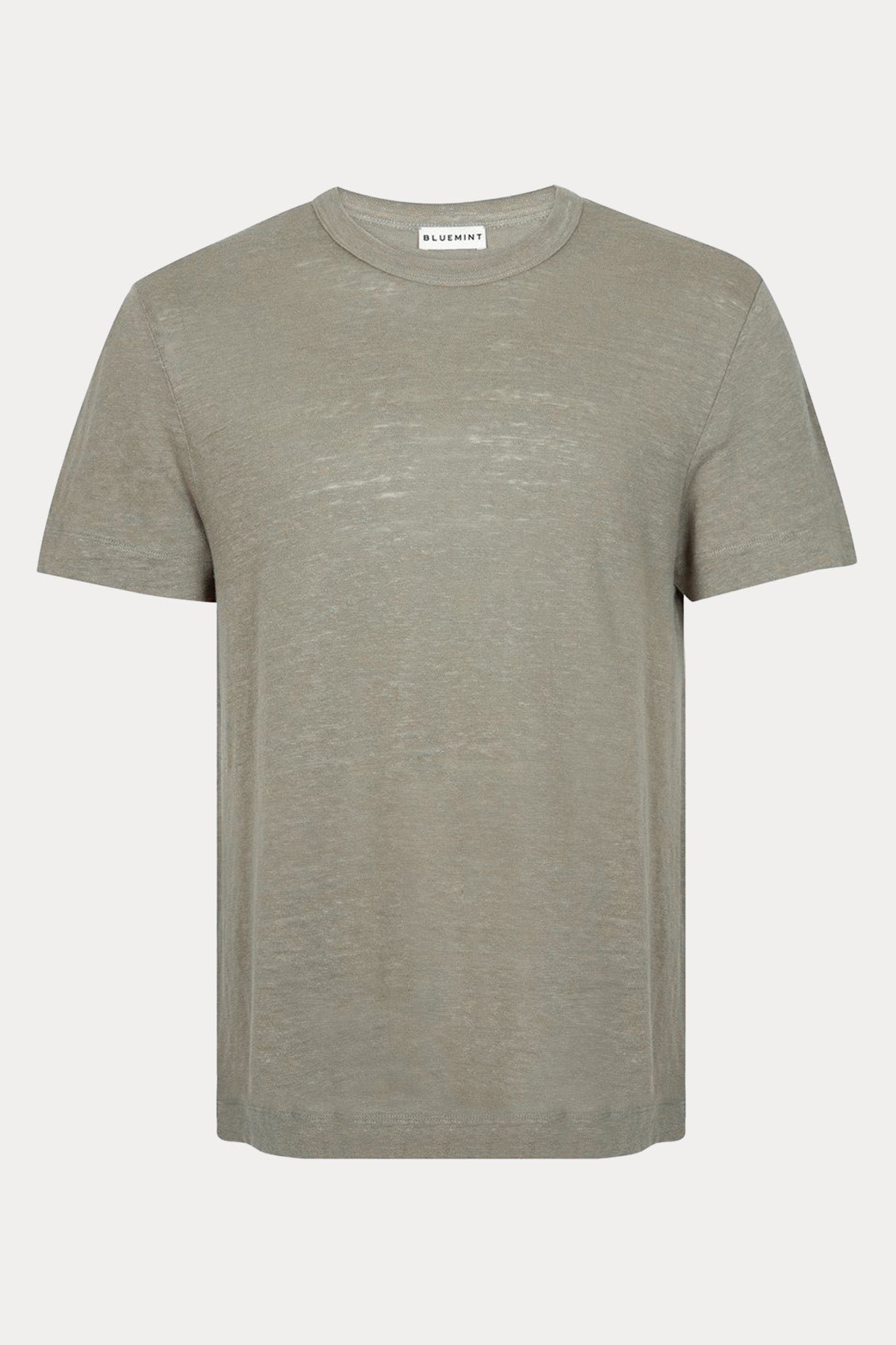 Bluemint Roman Yuvarlak Yaka Keten T-shirt-Libas Trendy Fashion Store