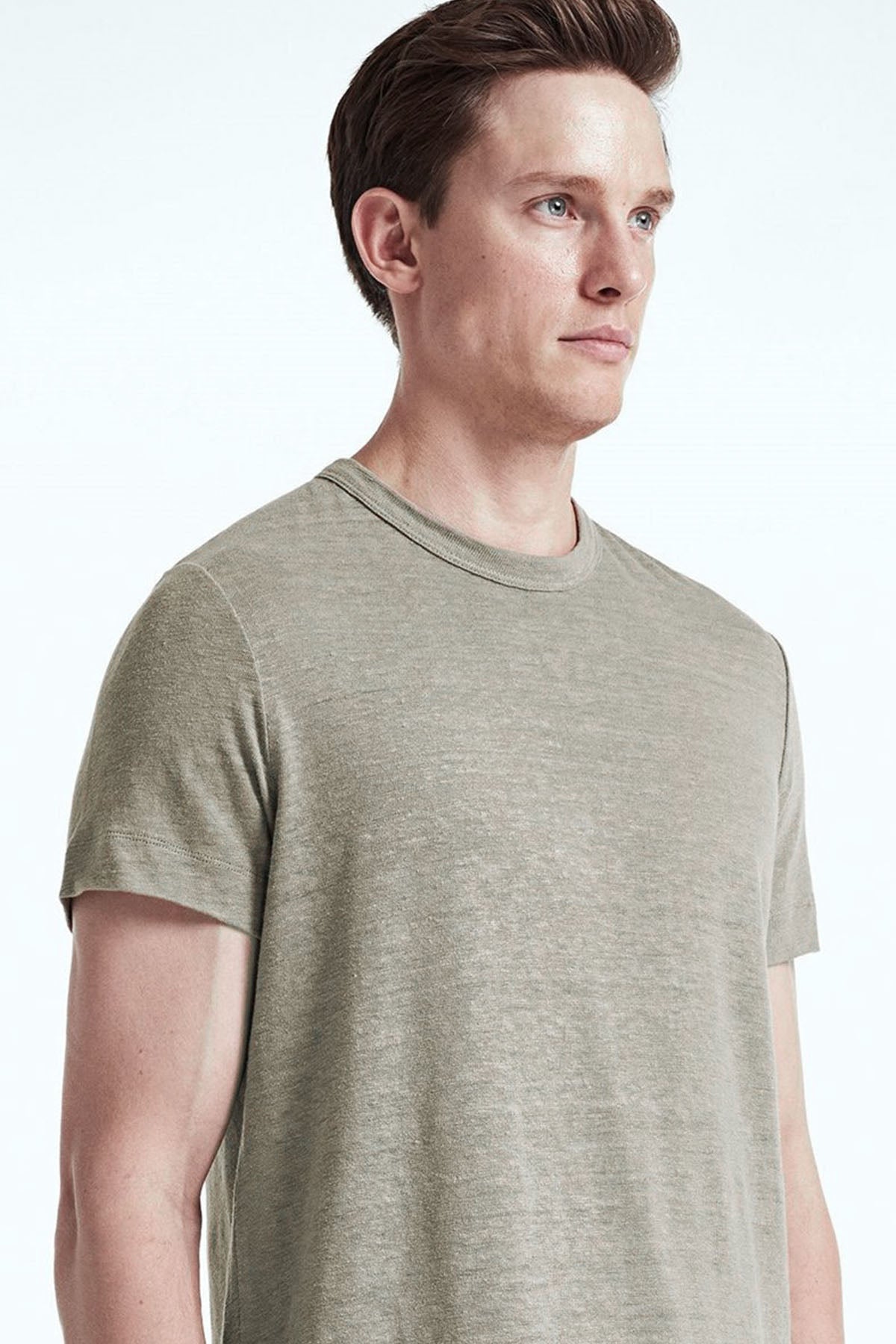 Bluemint Roman Yuvarlak Yaka Keten T-shirt-Libas Trendy Fashion Store