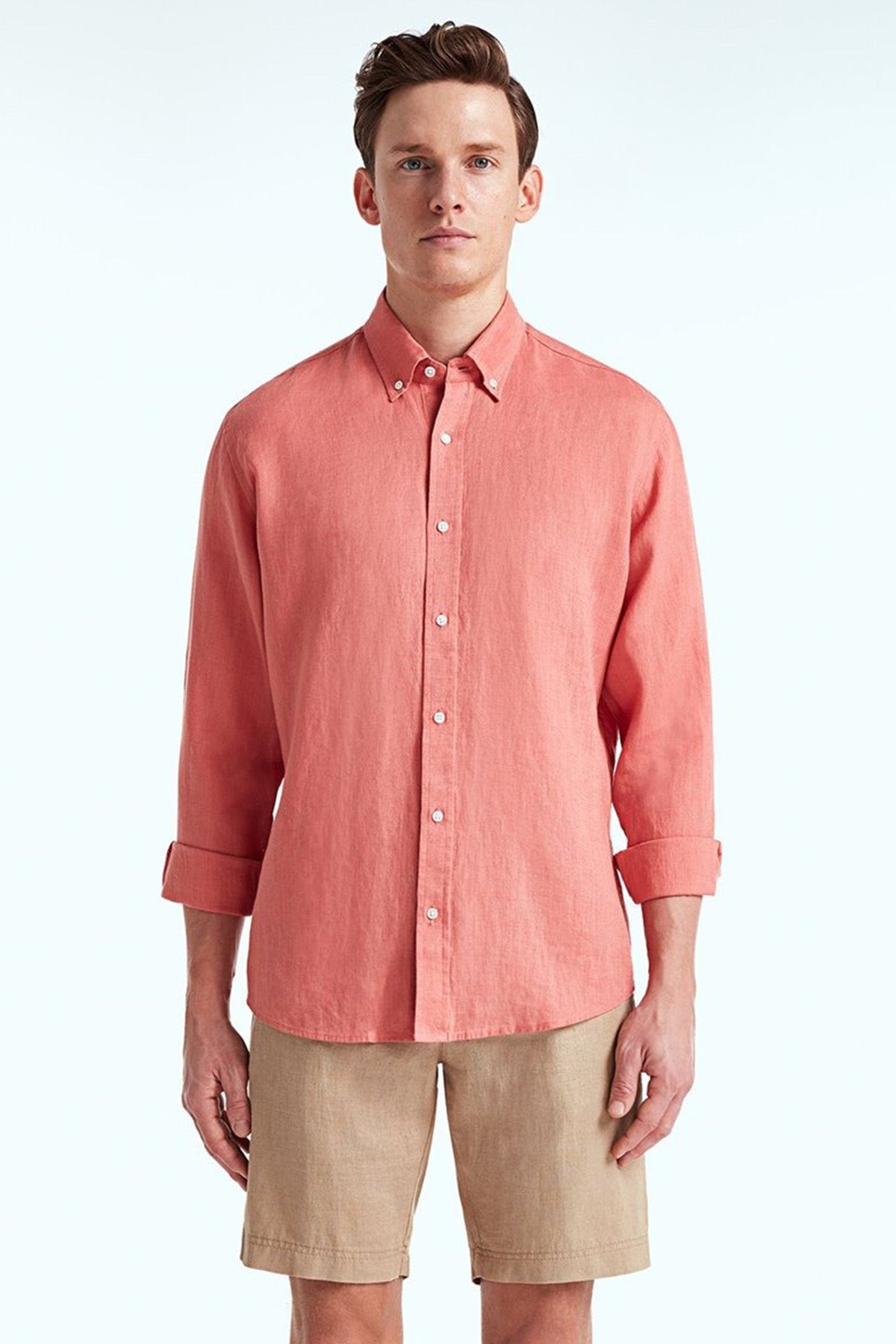 Bluemint Edmund Tapered Fit Keten Şort-Libas Trendy Fashion Store