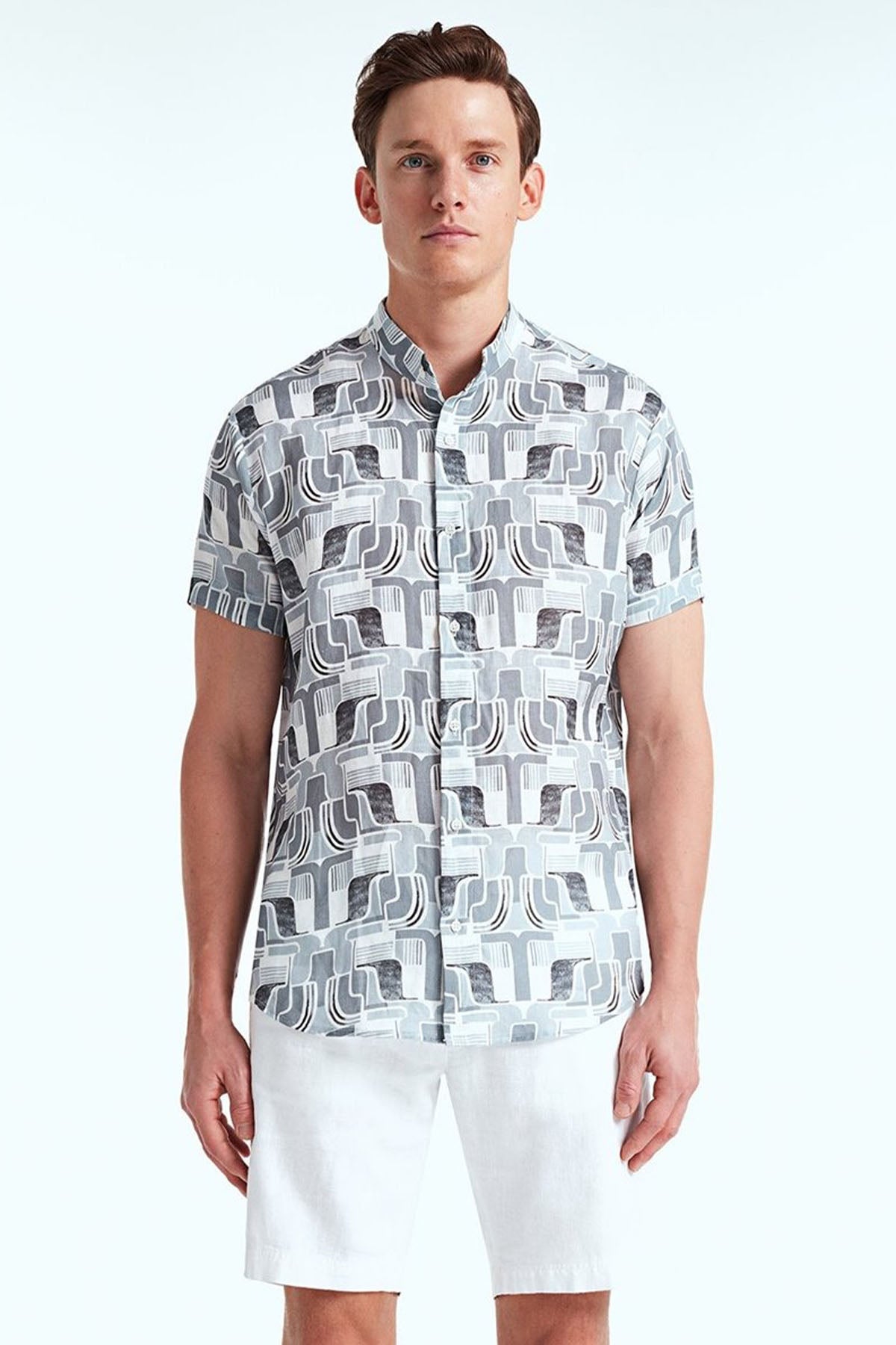 Bluemint Edmund Tapered Fit Keten Şort-Libas Trendy Fashion Store