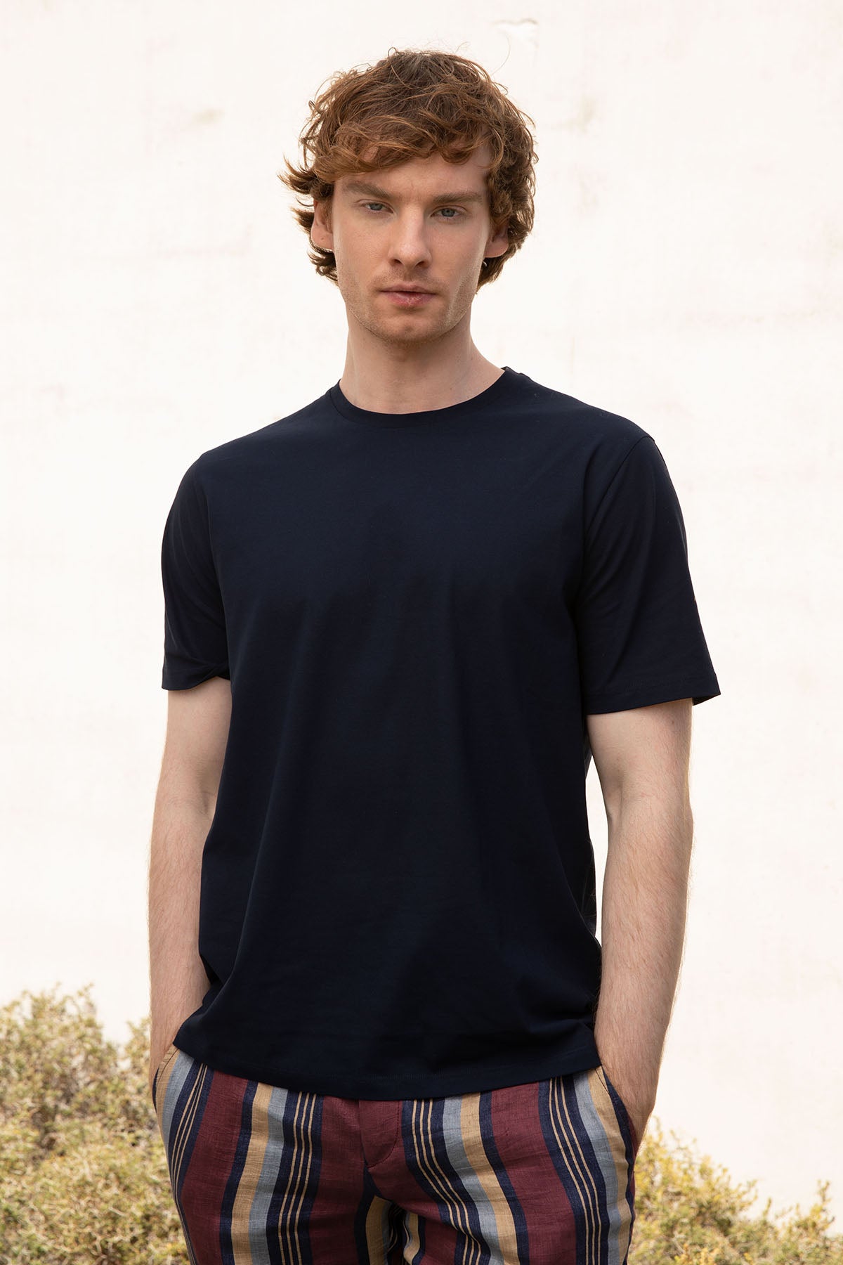 Herno Regular Fit Yuvarlak Yaka T-shirt-Libas Trendy Fashion Store