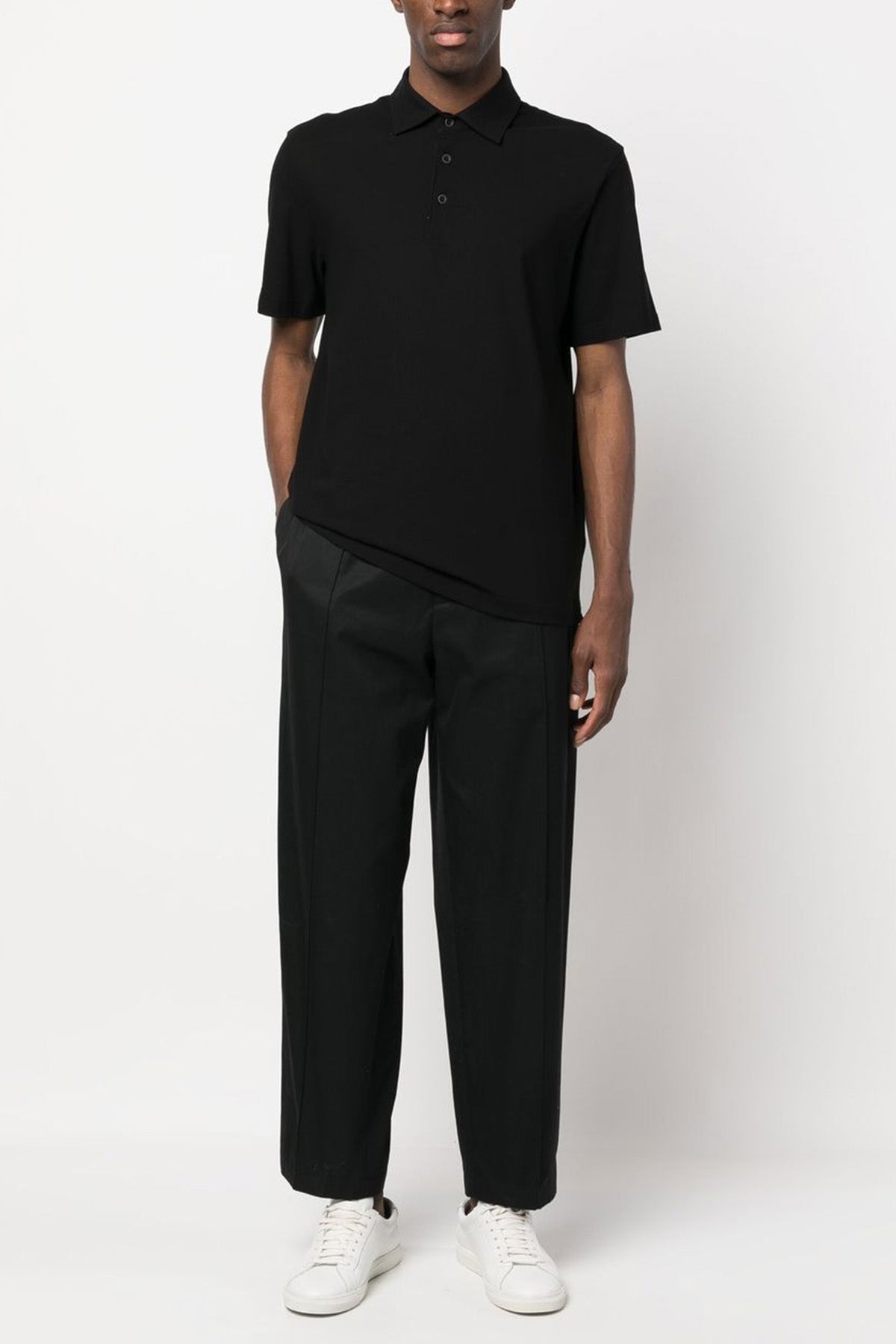 Herno Regular Fit Polo Yaka T-shirt-Libas Trendy Fashion Store