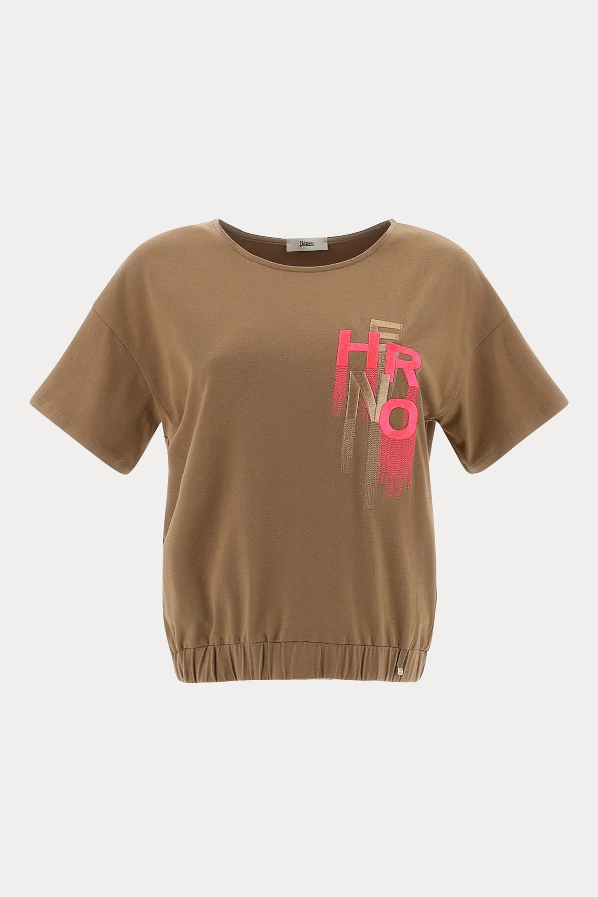 Herno Boxy Fit Belden Büzgülü Yuvarlak Yaka Bluz-Libas Trendy Fashion Store