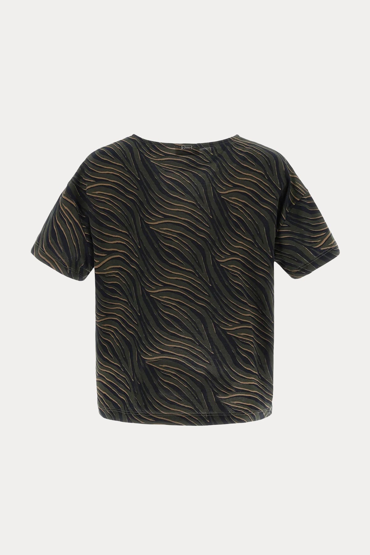 Herno Çiçek Baskılı Yuvarlak Yaka T-shirt-Libas Trendy Fashion Store