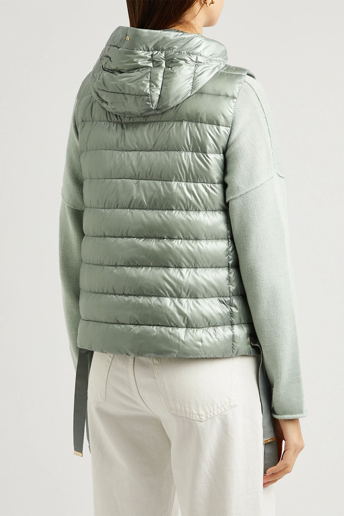 Herno Kapüşonlu İnce Puffer Yelek-Libas Trendy Fashion Store