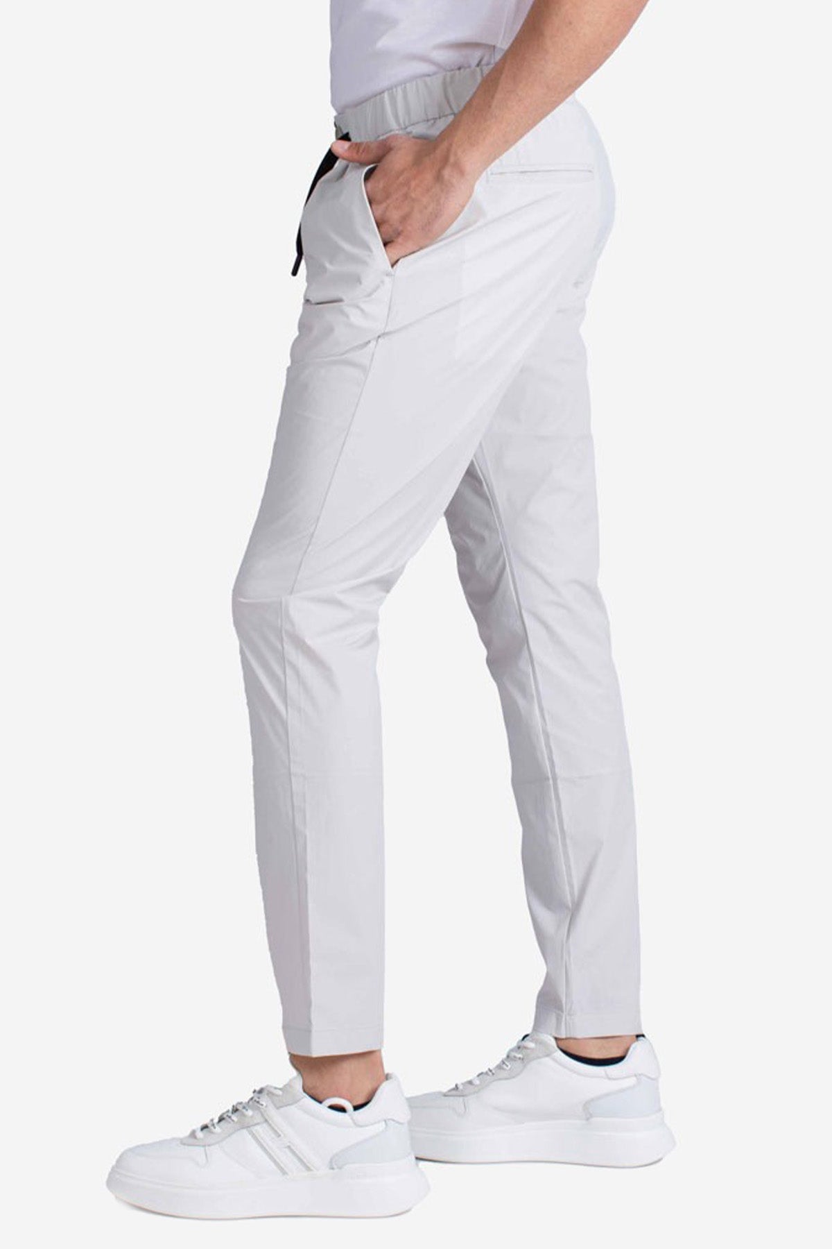 Herno Laminar Beli Lastikli Streç Pantolon-Libas Trendy Fashion Store