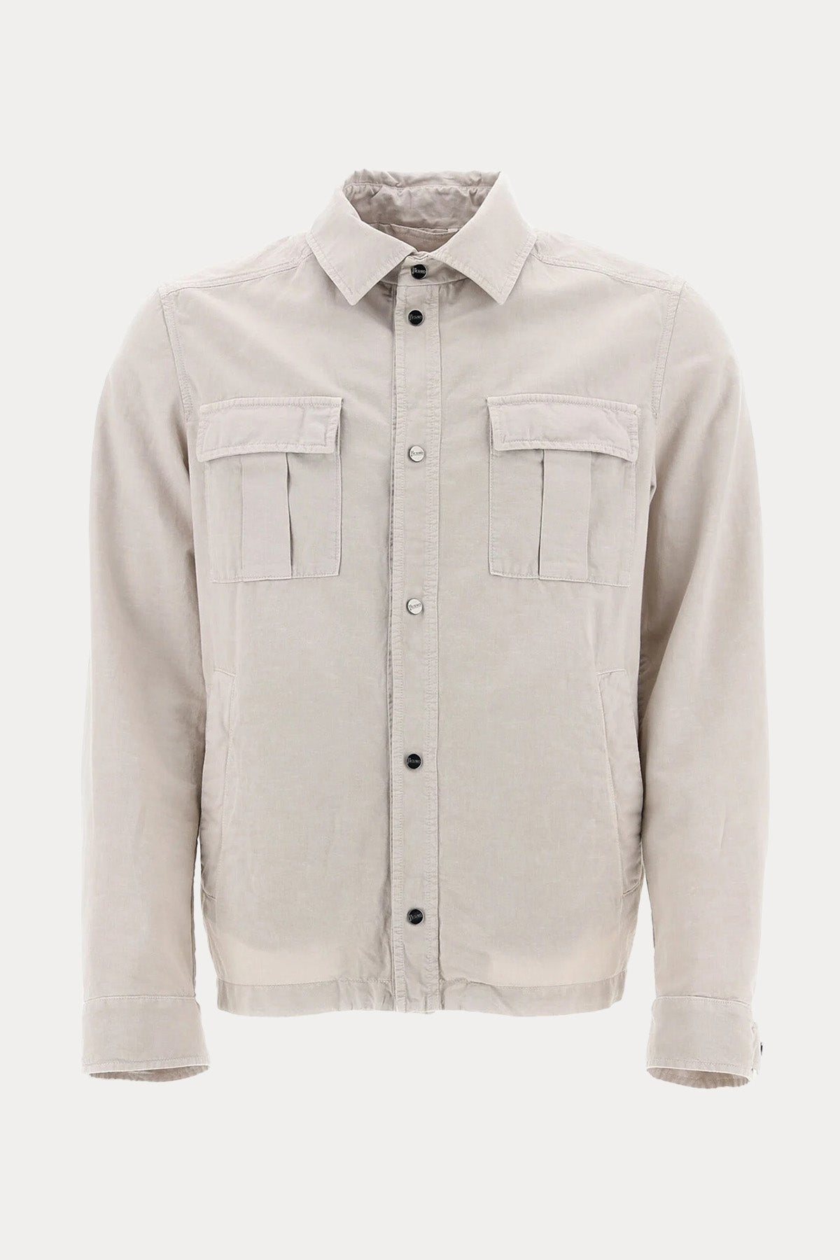 Herno Keten Karışımlı Gömlek Ceket-Libas Trendy Fashion Store