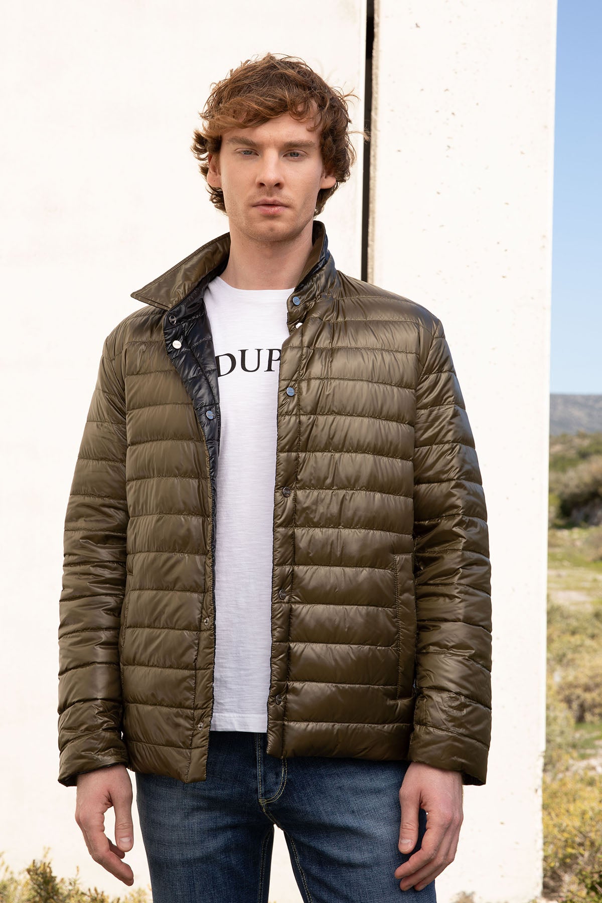 Herno Çift Taraflı İnce Puffer Mont Ceket-Libas Trendy Fashion Store