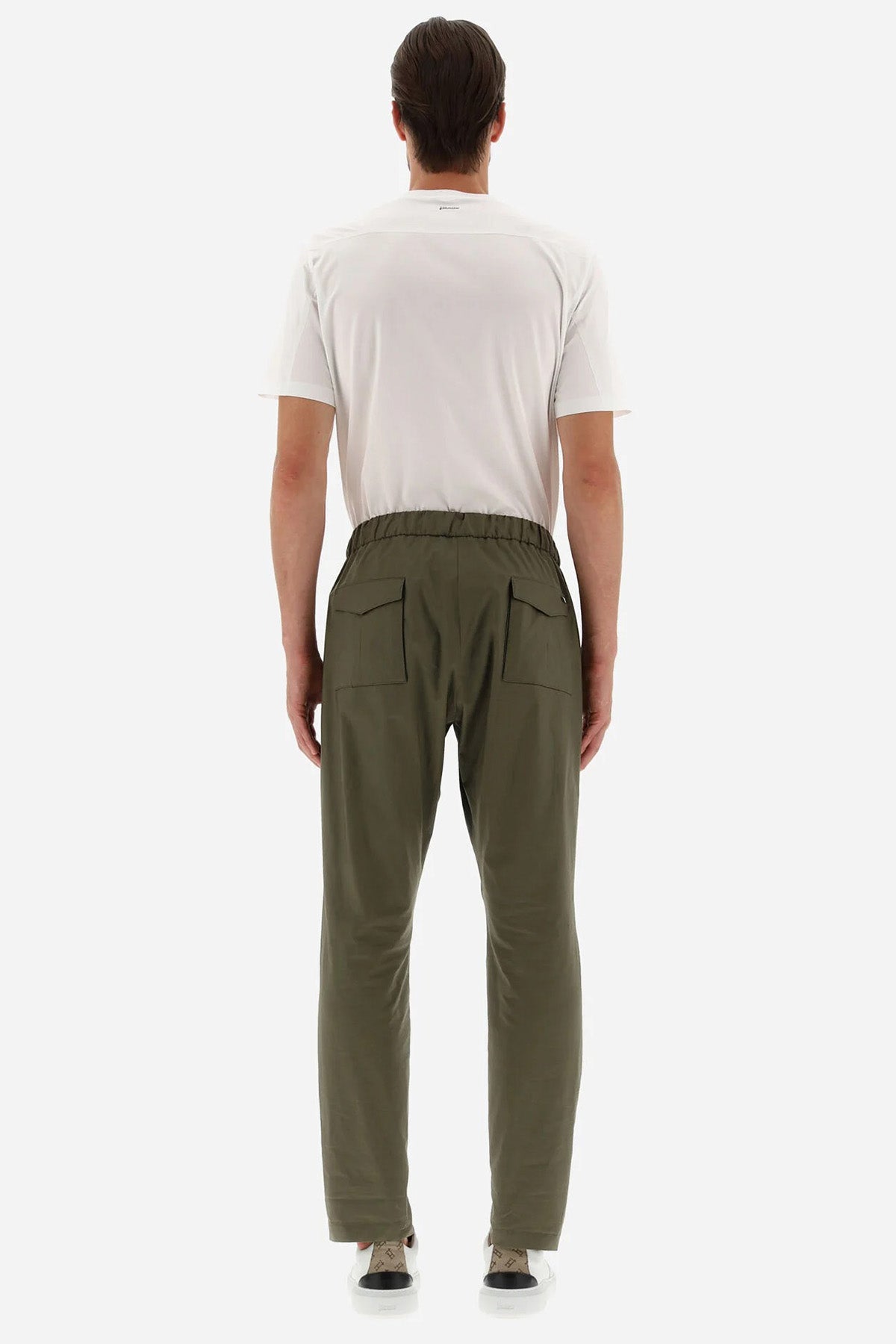 Herno Tek Pile Beli Lastikli Yandan Cepli Streç Pantolon-Libas Trendy Fashion Store