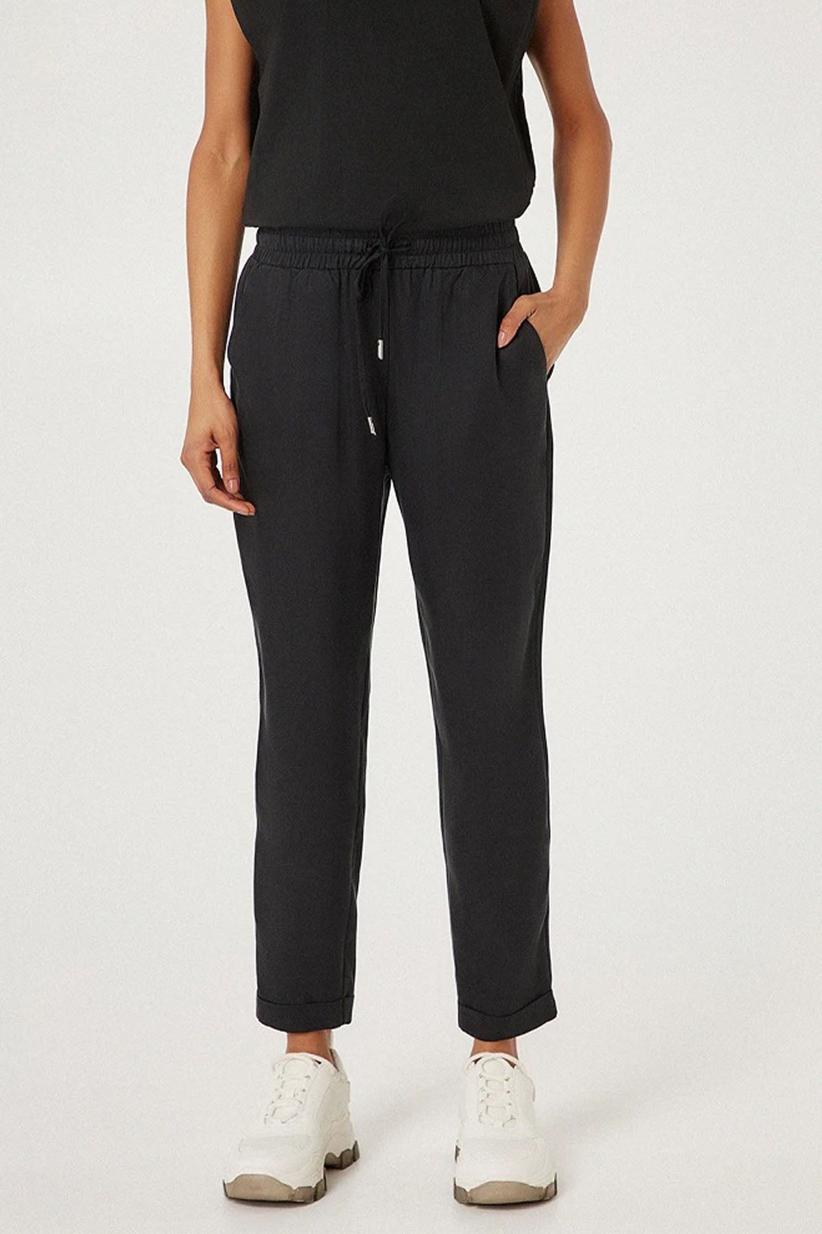 Bsb Beli Lastikli Duble Paça Pantolon-Libas Trendy Fashion Store