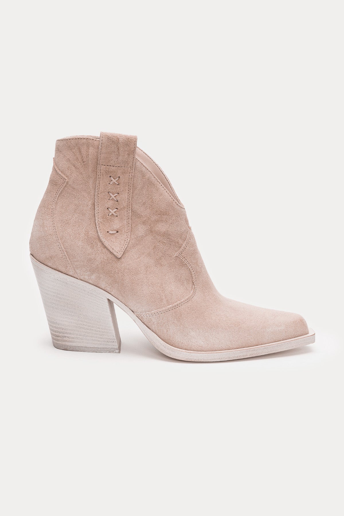 Fruit Kalın Topuklu Sivri Küt Burunlu Nubuk Bot-Libas Trendy Fashion Store