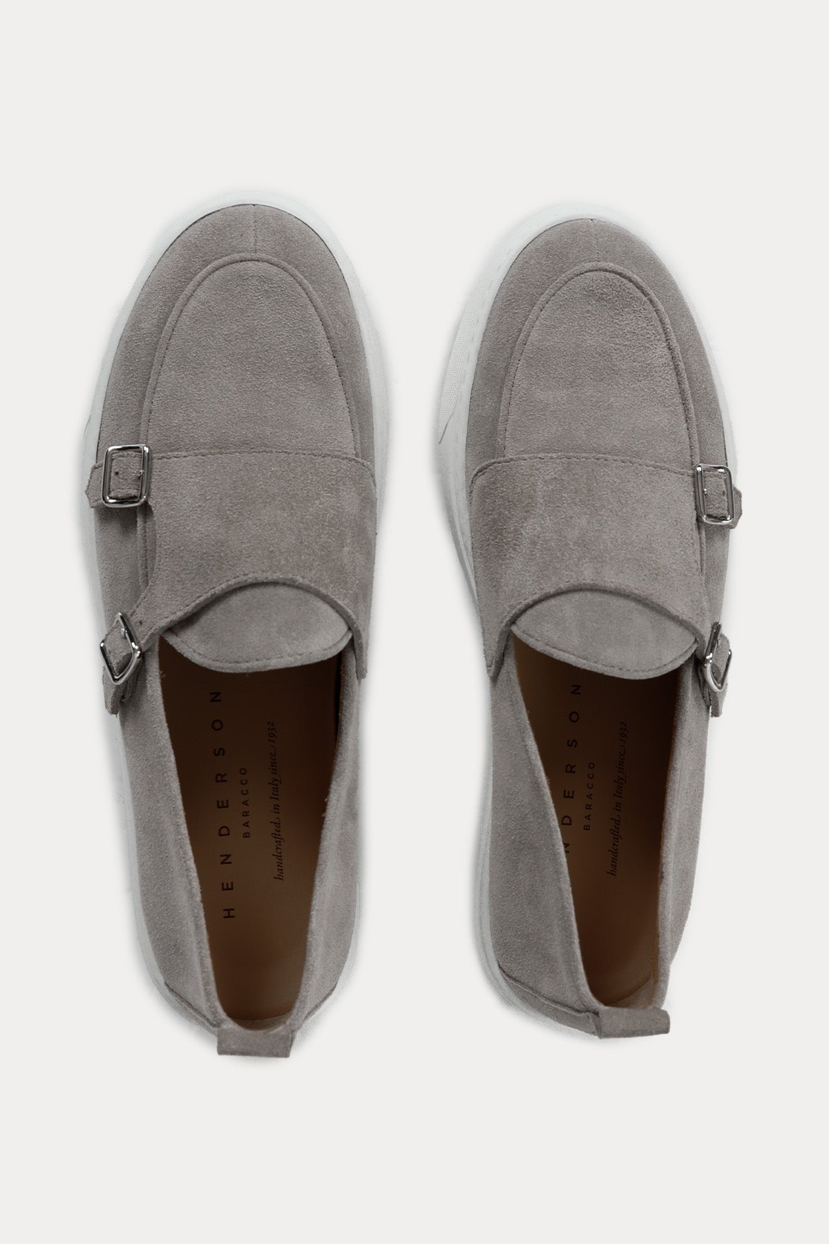 Henderson Theo Süet Çift Tokalı Monk Loafer Ayakkabı-Libas Trendy Fashion Store