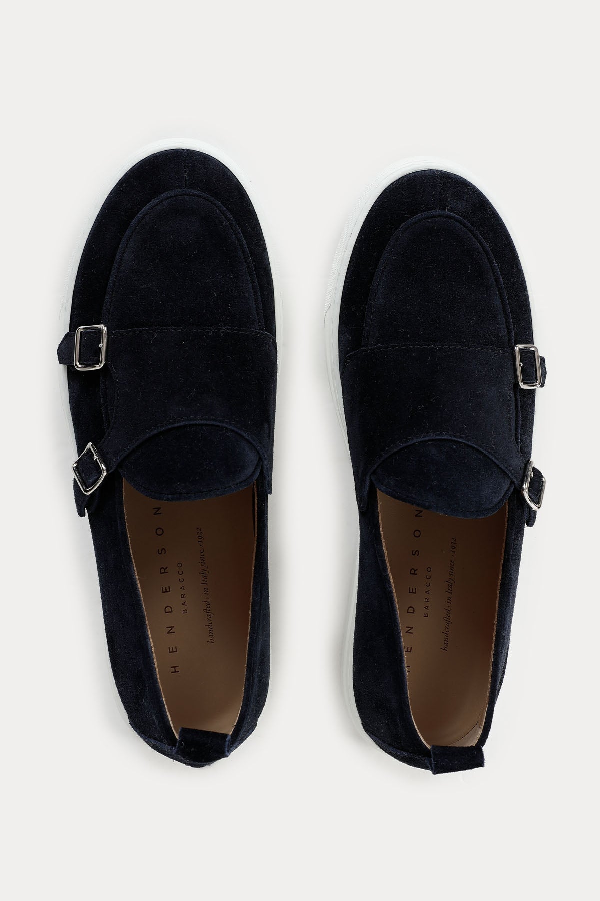 Henderson Theo Süet Çift Tokalı Monk Loafer Ayakkabı-Libas Trendy Fashion Store