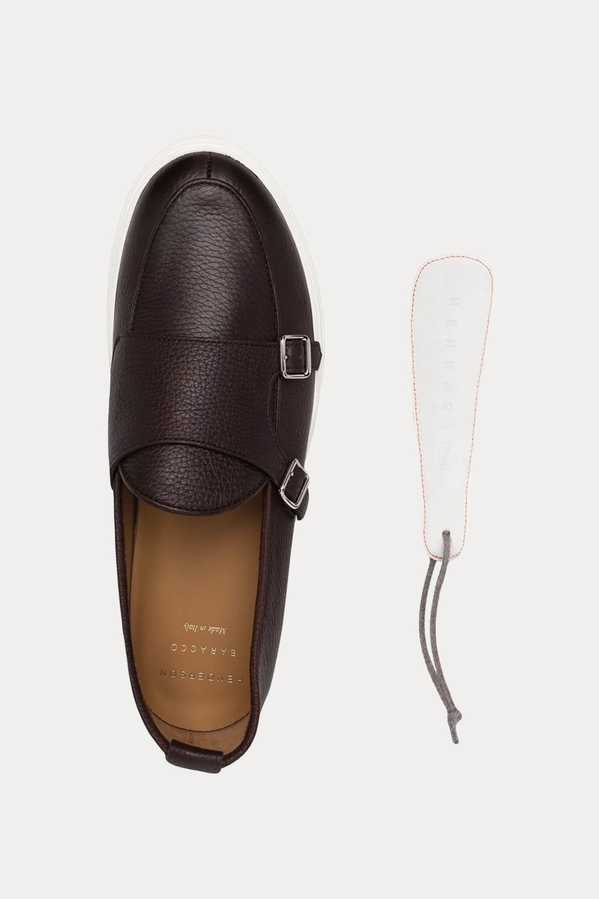 Henderson Theo Çift Tokalı Deri Monk Loafer Ayakkabı-Libas Trendy Fashion Store