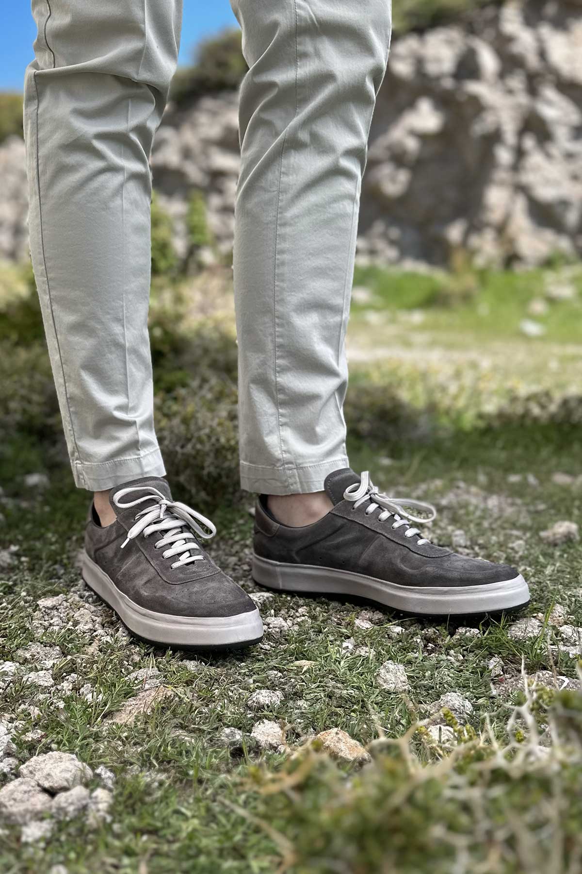 Officine Creative Ace Süet Sneaker Ayakkabı-Libas Trendy Fashion Store