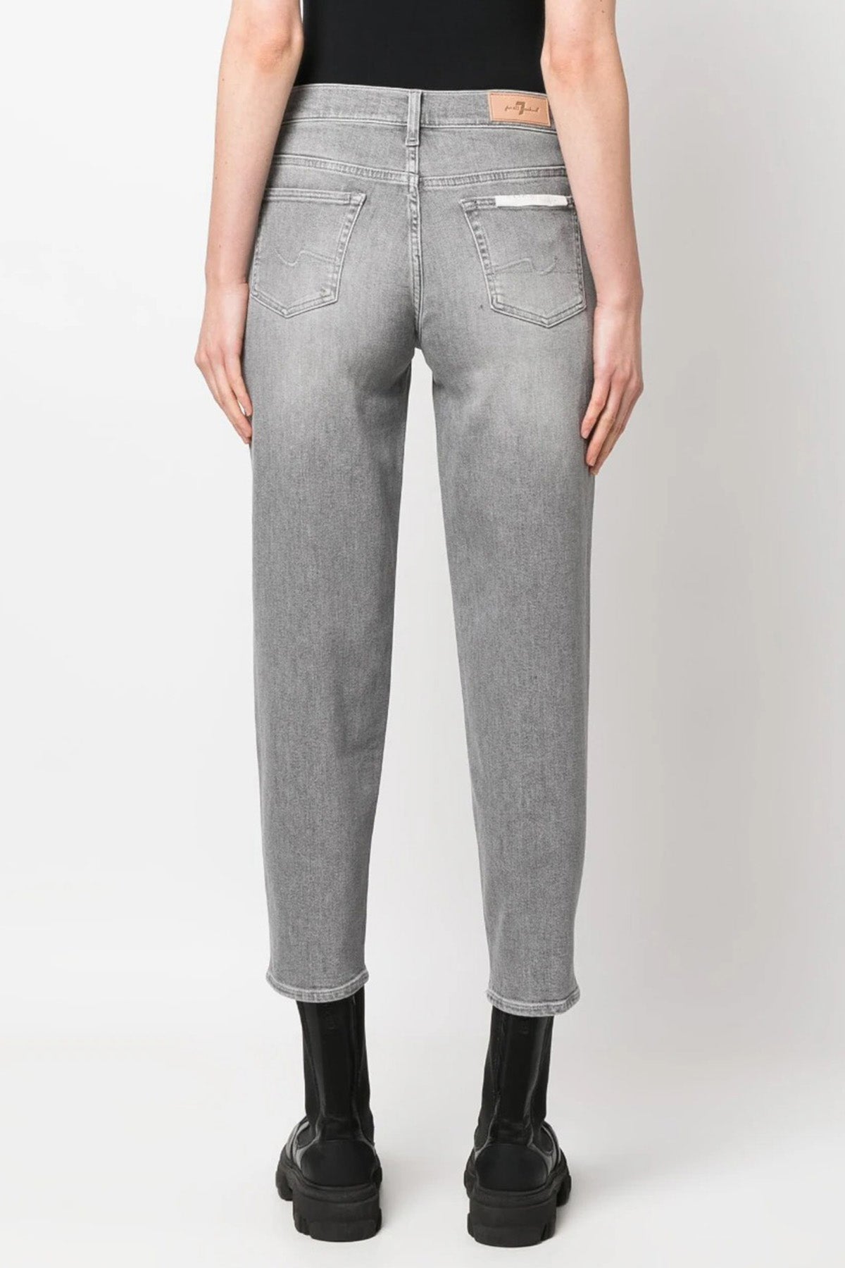 7 For All Mankind Malia Yüksek Bel Straight Fit Jeans-Libas Trendy Fashion Store