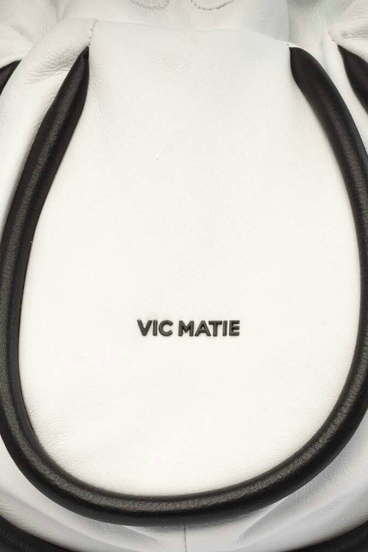 Vic Matie Büzgülü Deri Çanta-Libas Trendy Fashion Store