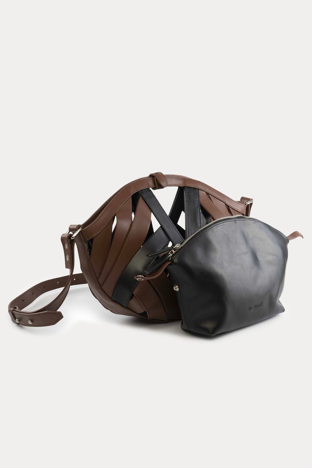 Vic Matie İç Çantalı Deri Çanta-Libas Trendy Fashion Store