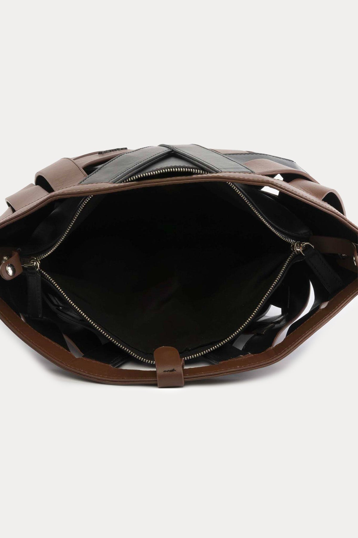 Vic Matie İç Çantalı Deri Çanta-Libas Trendy Fashion Store