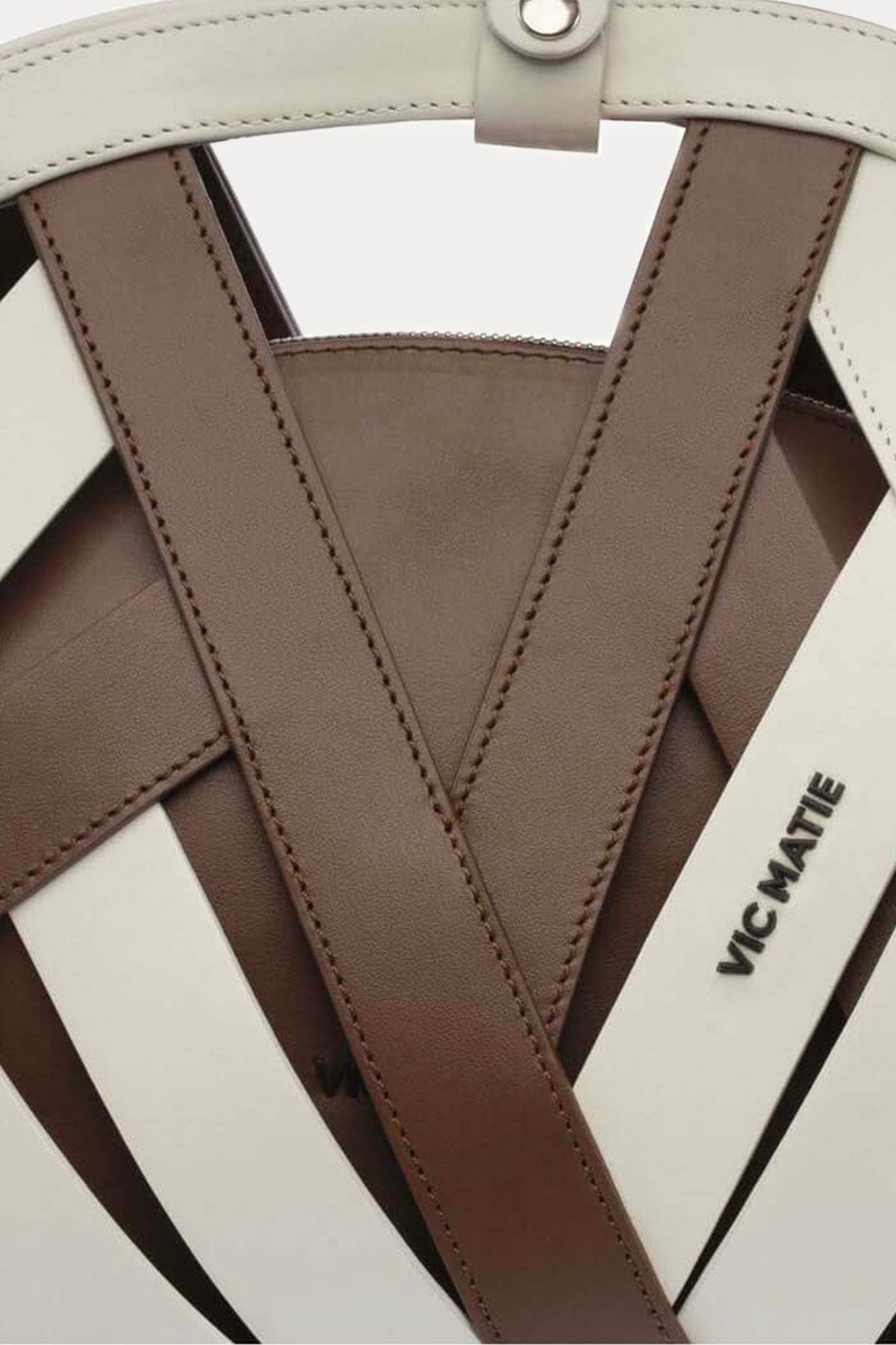 Vic Matie İç Çantalı Deri Çanta-Libas Trendy Fashion Store