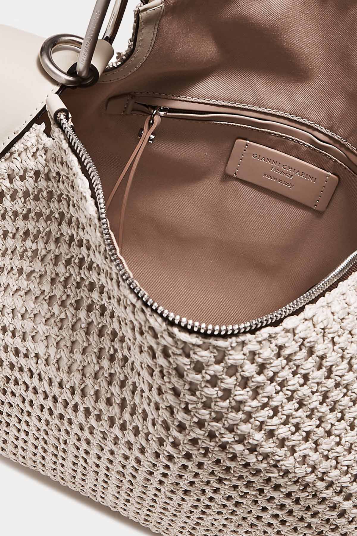 Gianni Chiarini Alicudi Rafya Örgü Omuz Çantası-Libas Trendy Fashion Store