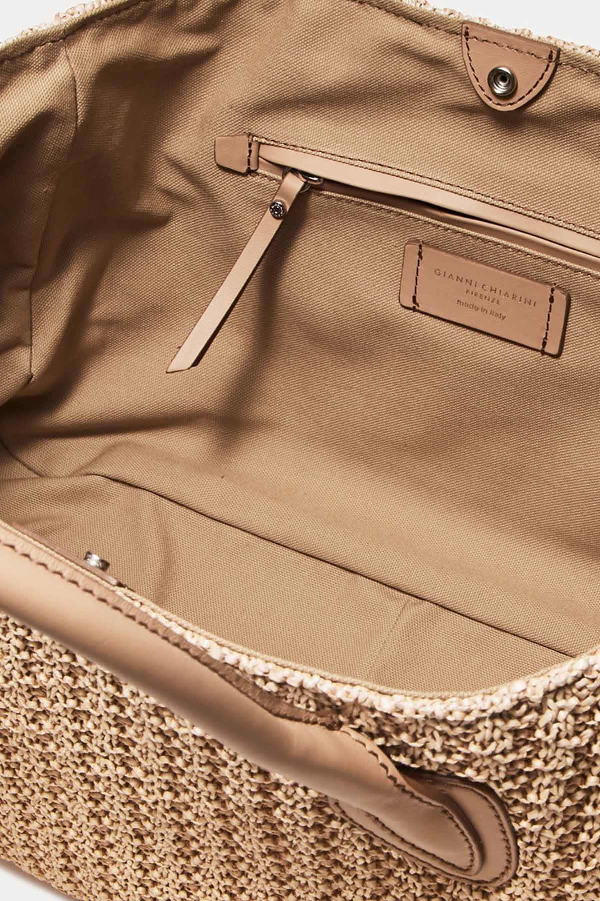 Gianni Chiarini Judy Rafya Örgü Omuz Çantası-Libas Trendy Fashion Store