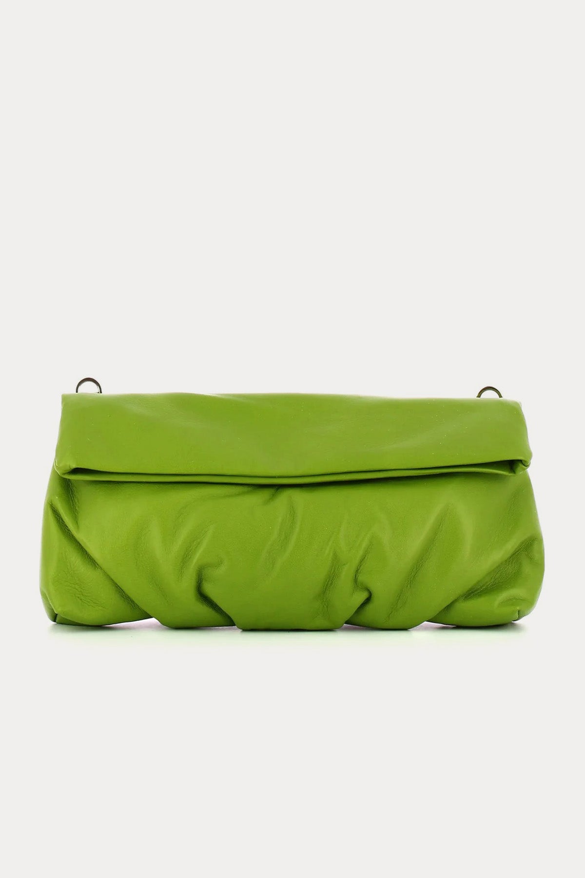 Gianni Chiarini Cherry Büzgülü Deri Clutch Çanta-Libas Trendy Fashion Store