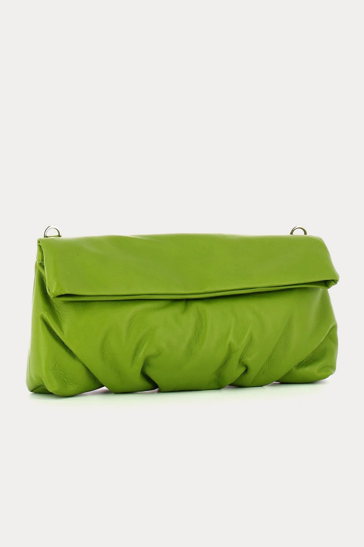 Gianni Chiarini Cherry Büzgülü Deri Clutch Çanta-Libas Trendy Fashion Store