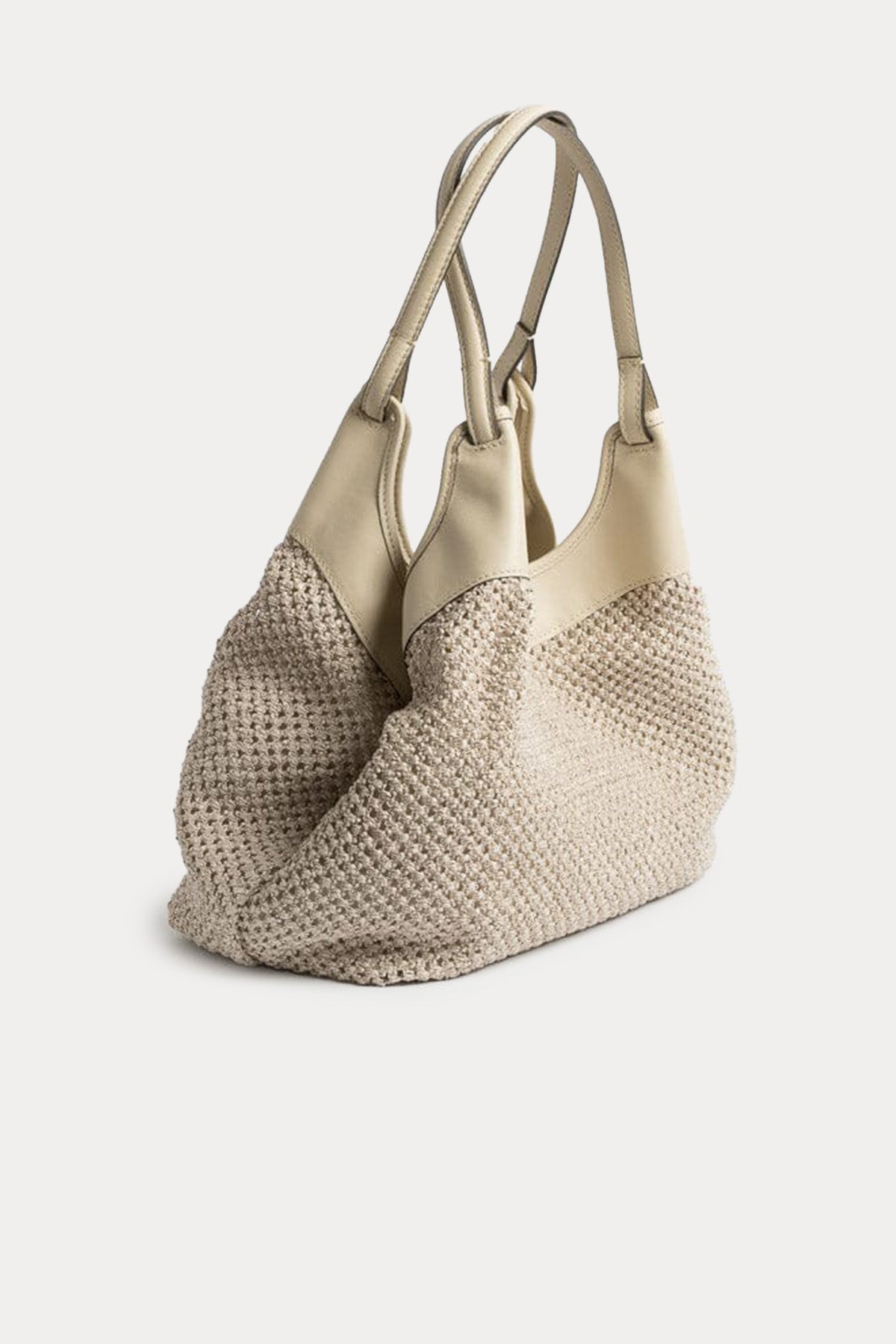 Gianni Chiarini Dua Rafya Örgü Shopping Bag Çanta-Libas Trendy Fashion Store