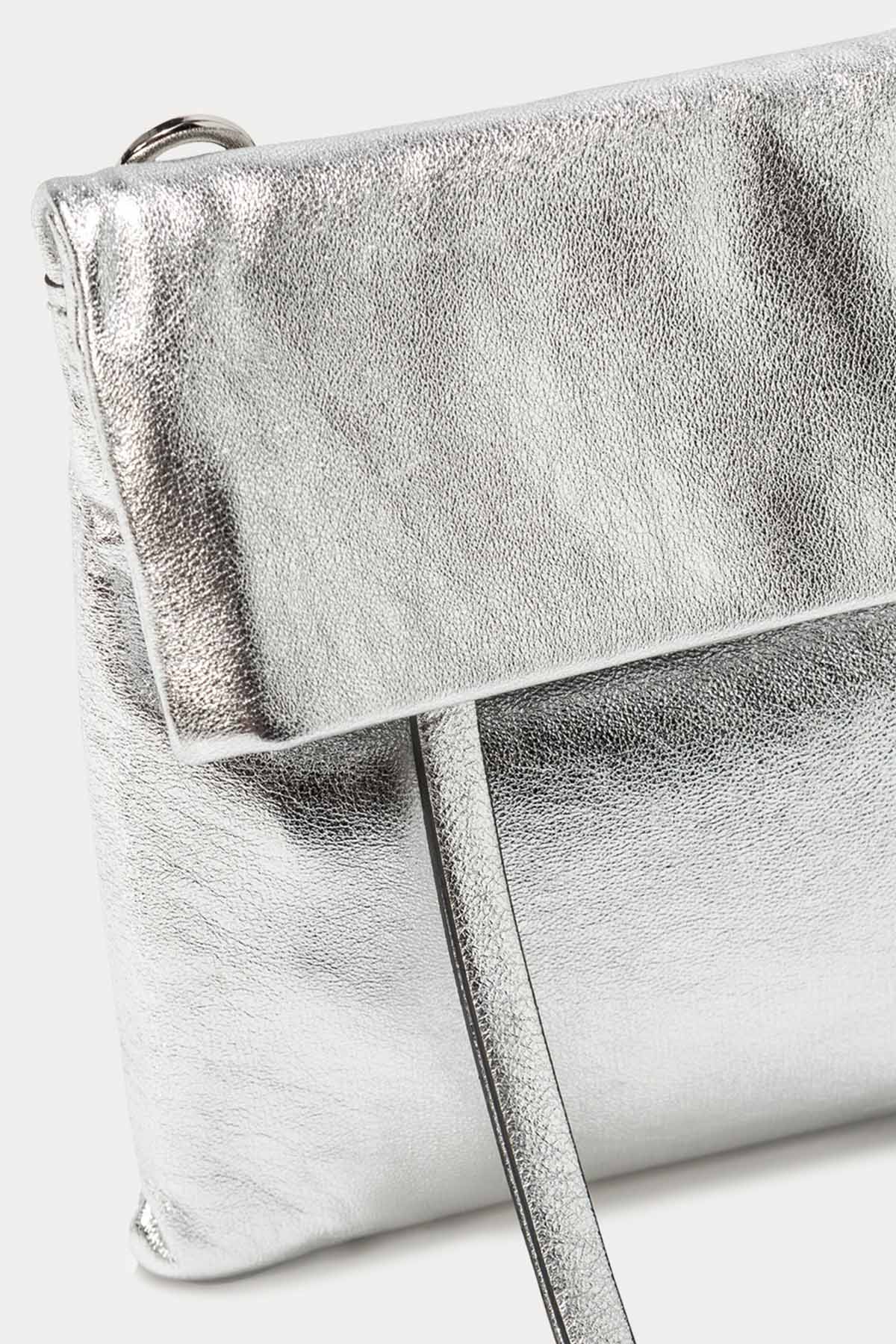 Gianni Chiarini Cherry Parlak Deri Clutch Çanta-Libas Trendy Fashion Store