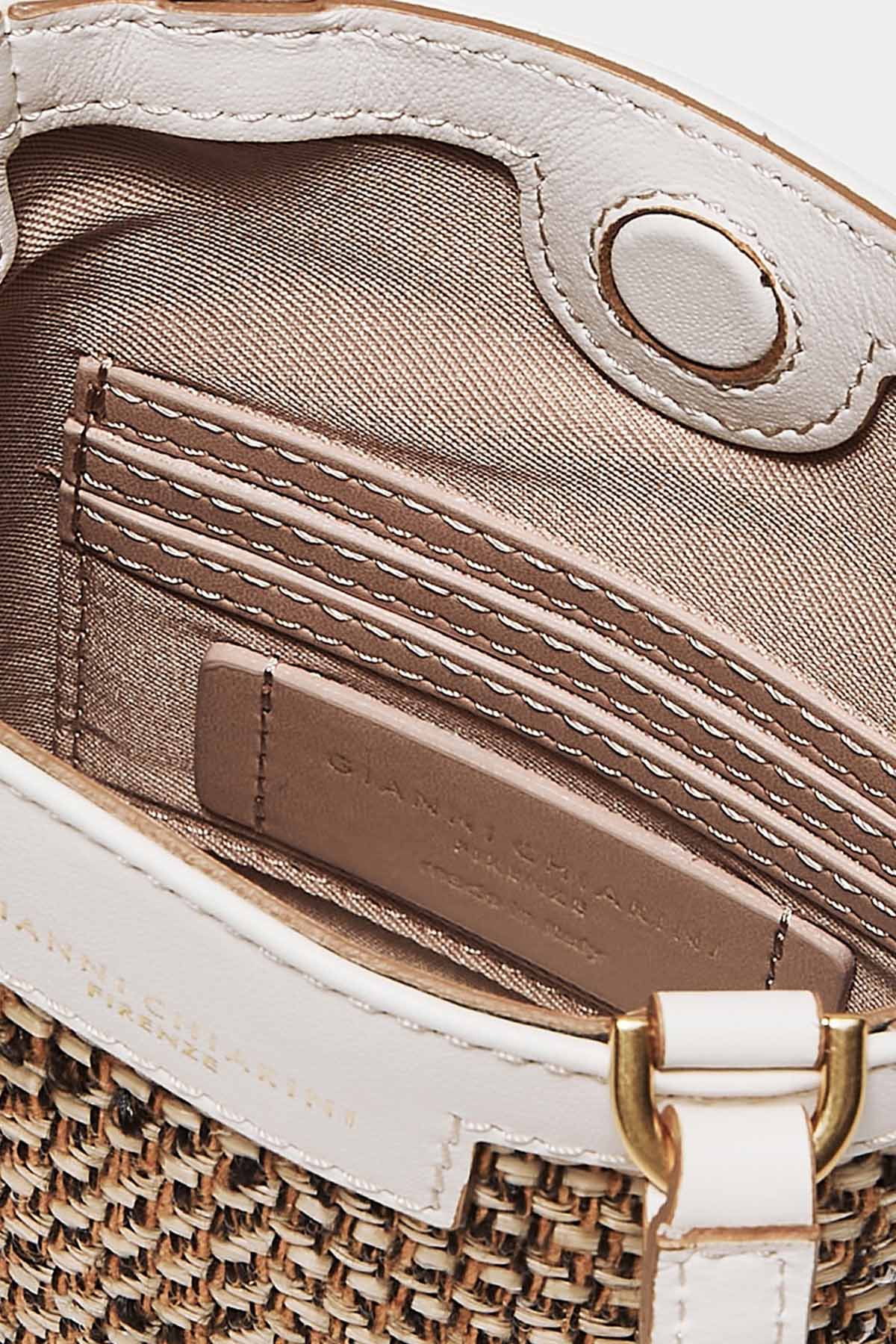 Gianni Chiarini Camilla Mini Rafya Örgü Bucket Çanta-Libas Trendy Fashion Store